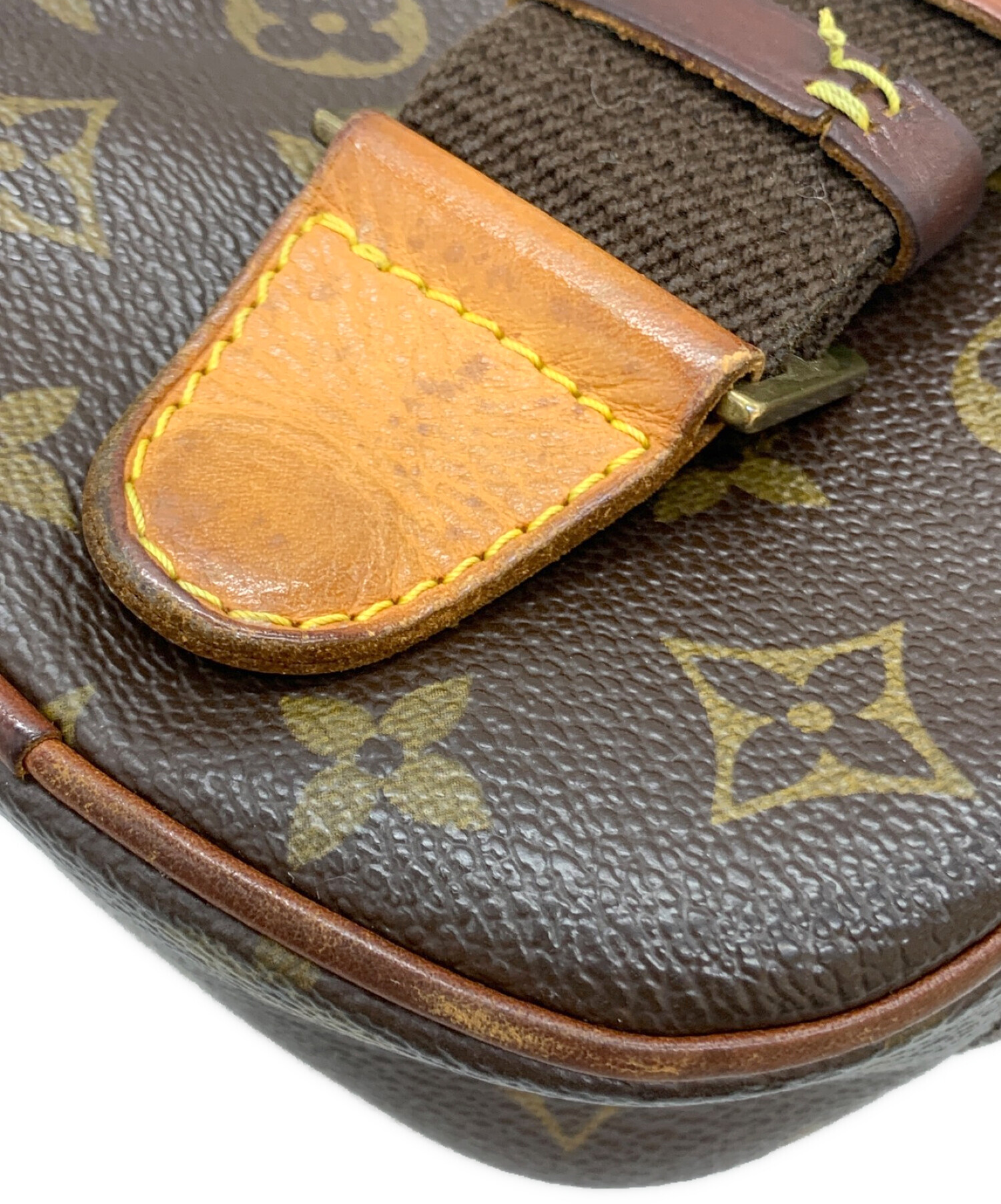 まさ ルイヴィトン 本物 希少 レア ポシェットガンジュ モノグラム