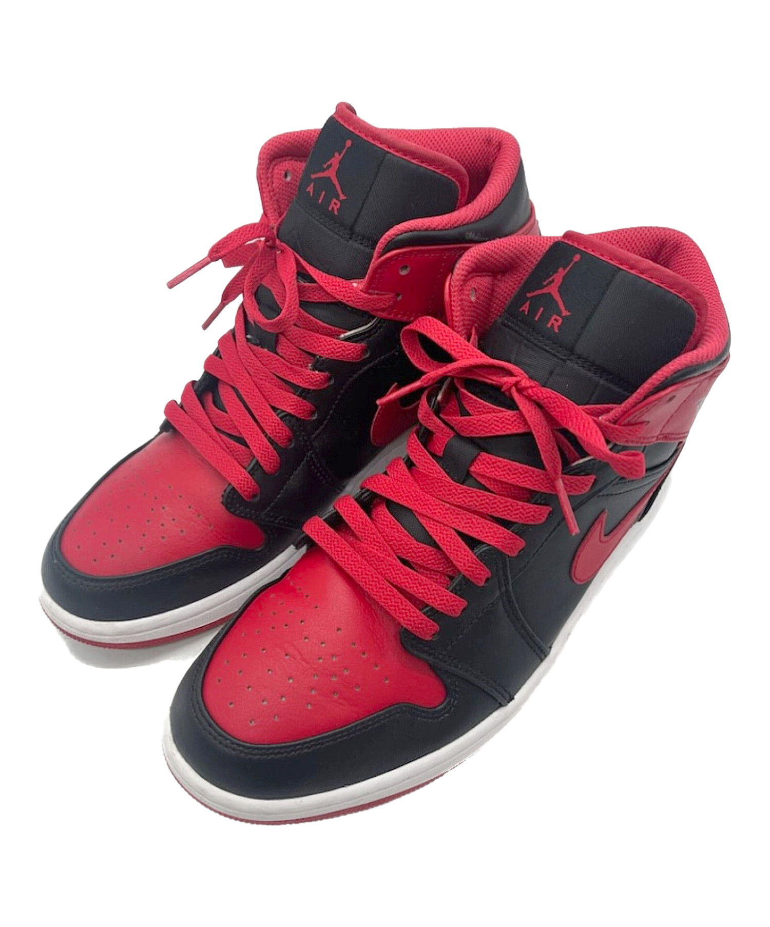 中古・古着通販】NIKE (ナイキ) AIR JORDAN 1 mid Bred レッド 