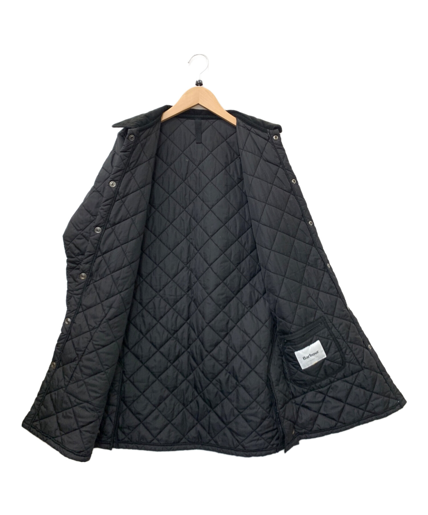 バブアー　キルティングジャケット　ブラック　サイズ32 値下げしました。 中古・古着通販】Barbour (バブアー) キルティングジャケット ブラック