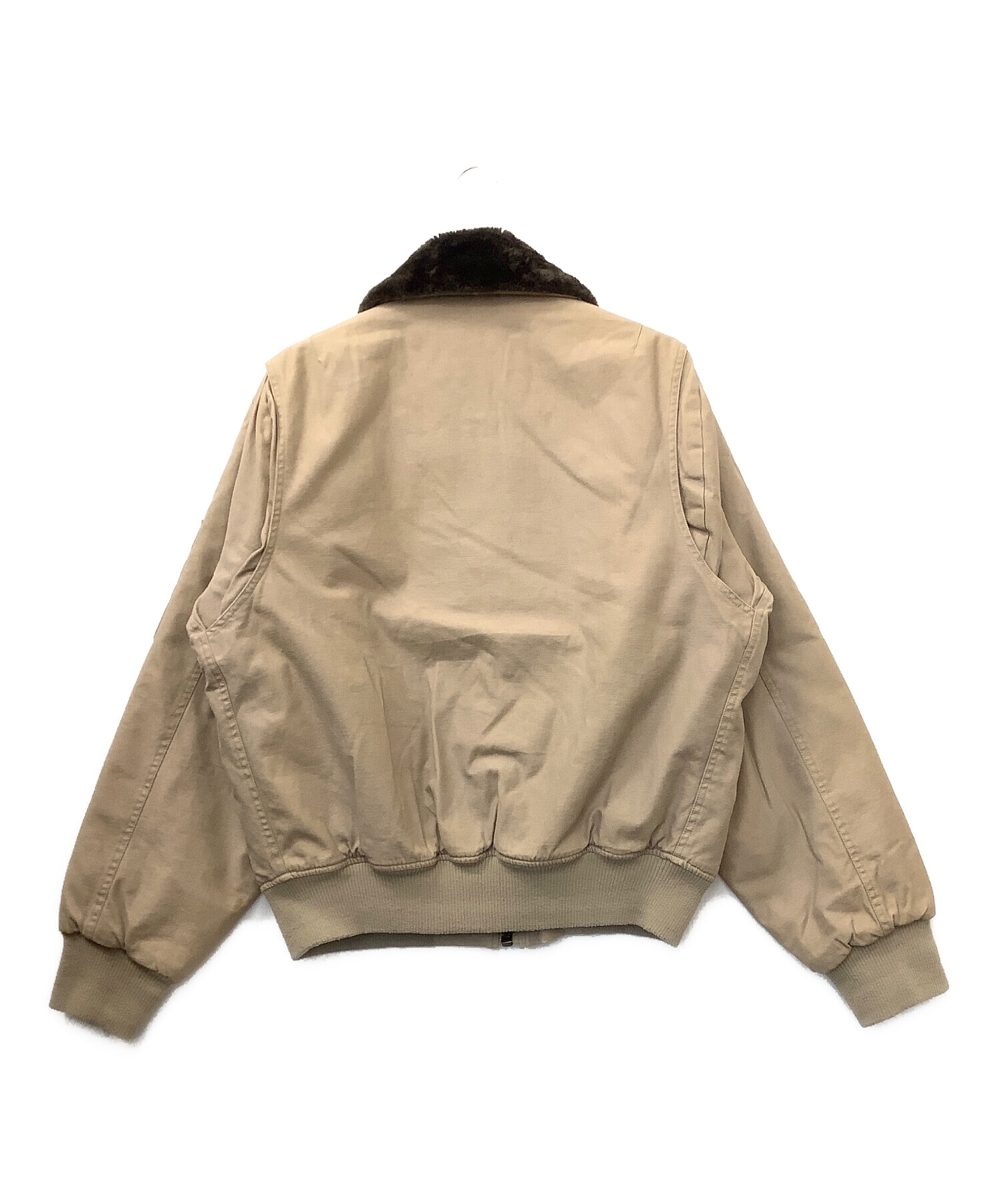 冷地用フライトスーツ&ロスコ製フライトジャケットB-15 中古・古着通販】ROTHCO (ロスコ) B-15フライトジャケット ベージュ