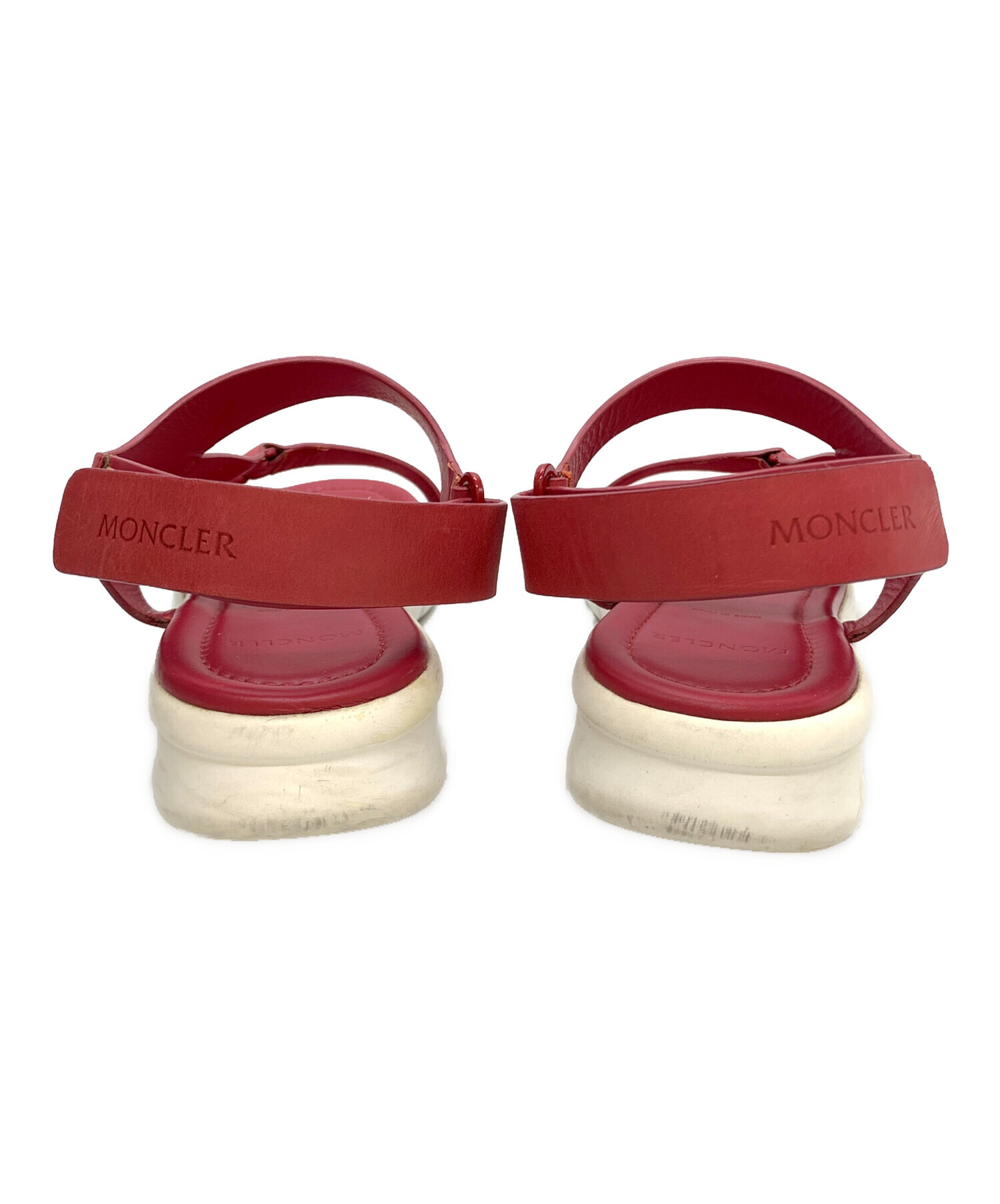 中古・古着通販】MONCLER (モンクレール) レザースポーツサンダル 