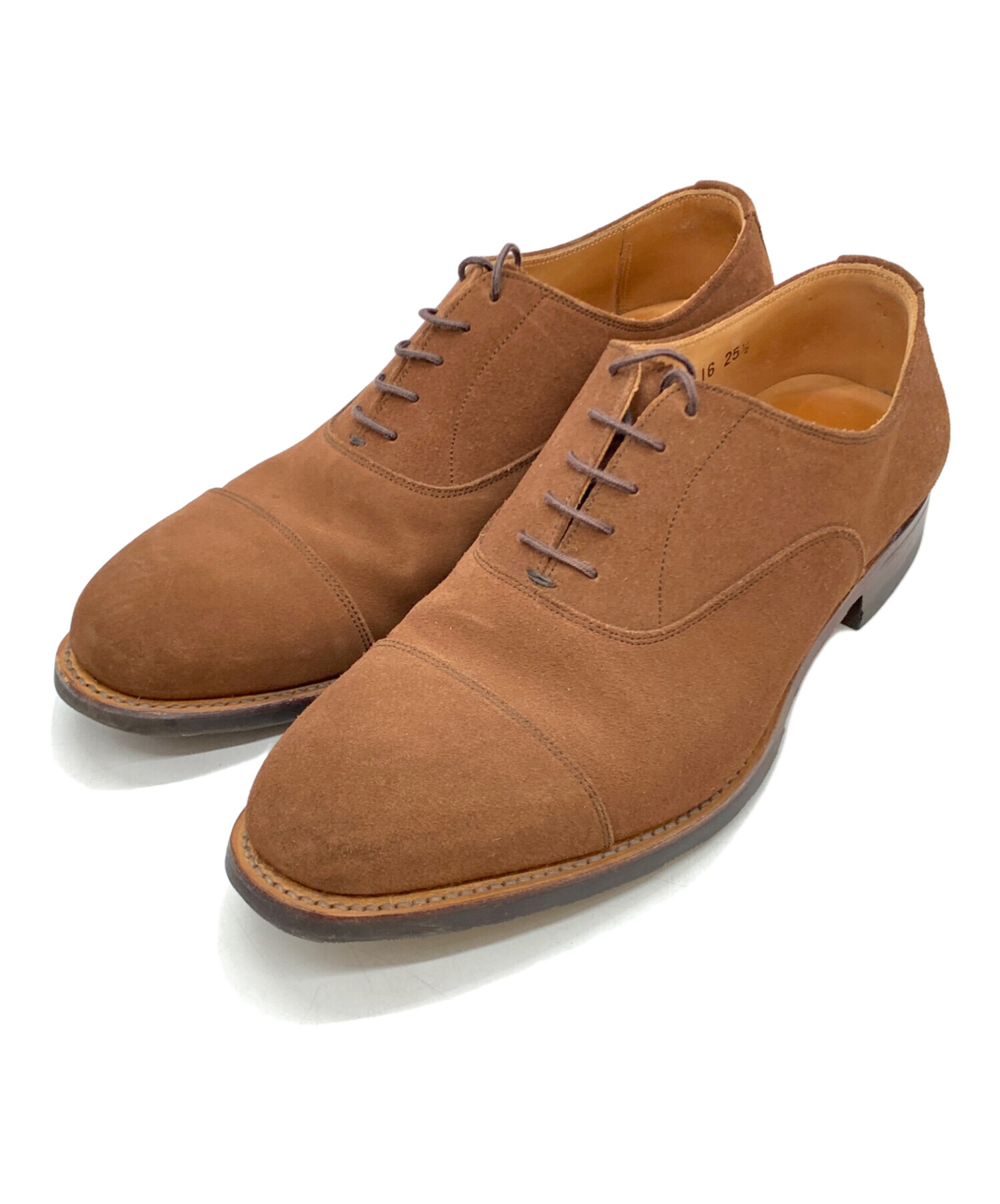 美品 SCOTCH GRAIN 革靴 スエード ブラウン 25cm 中古・古着通販】SCOTCH GRAIN (スコッチグレイン) ストレートチップ