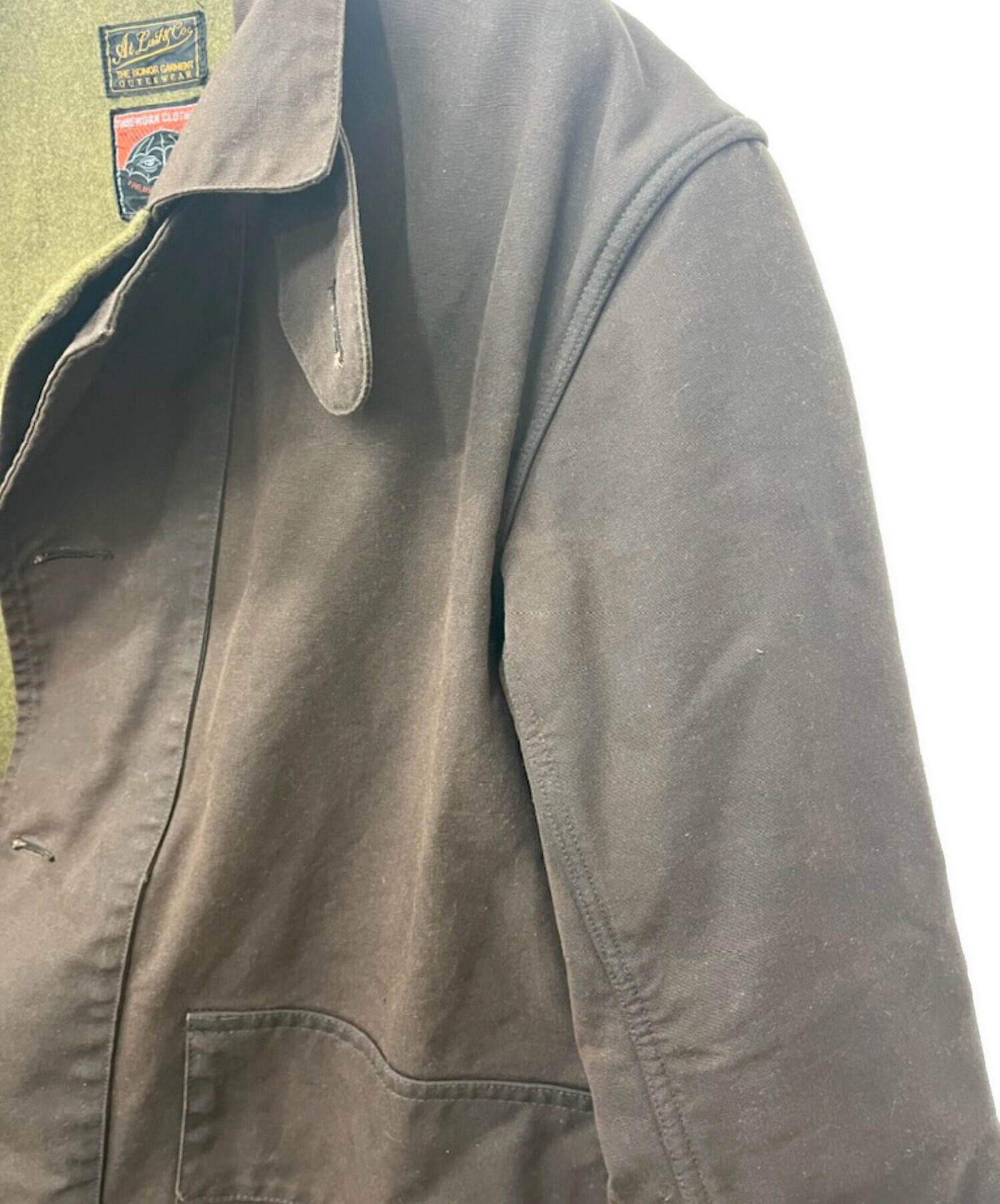 専用アットラストatlast&co オイルドジャケット LOT707 サイズ38 中古・古着通販】ATLAST & CO (アットラスト) 1stタイプデニム