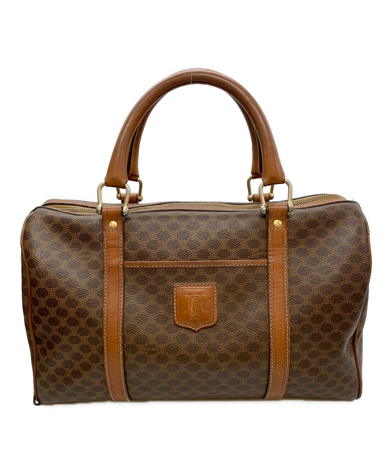 中古・古着通販】CELINE (セリーヌ) マカダム ミニボストンバッグ