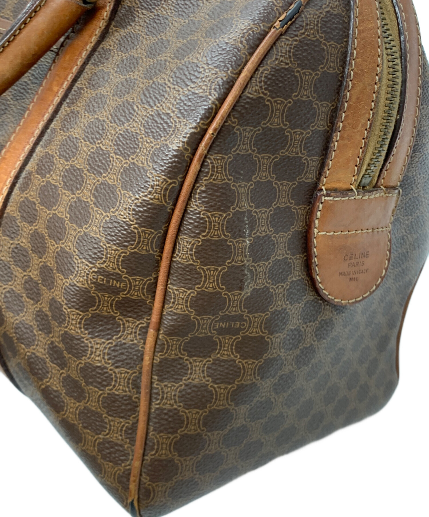 中古・古着通販】CELINE (セリーヌ) マカダム ミニボストンバッグ