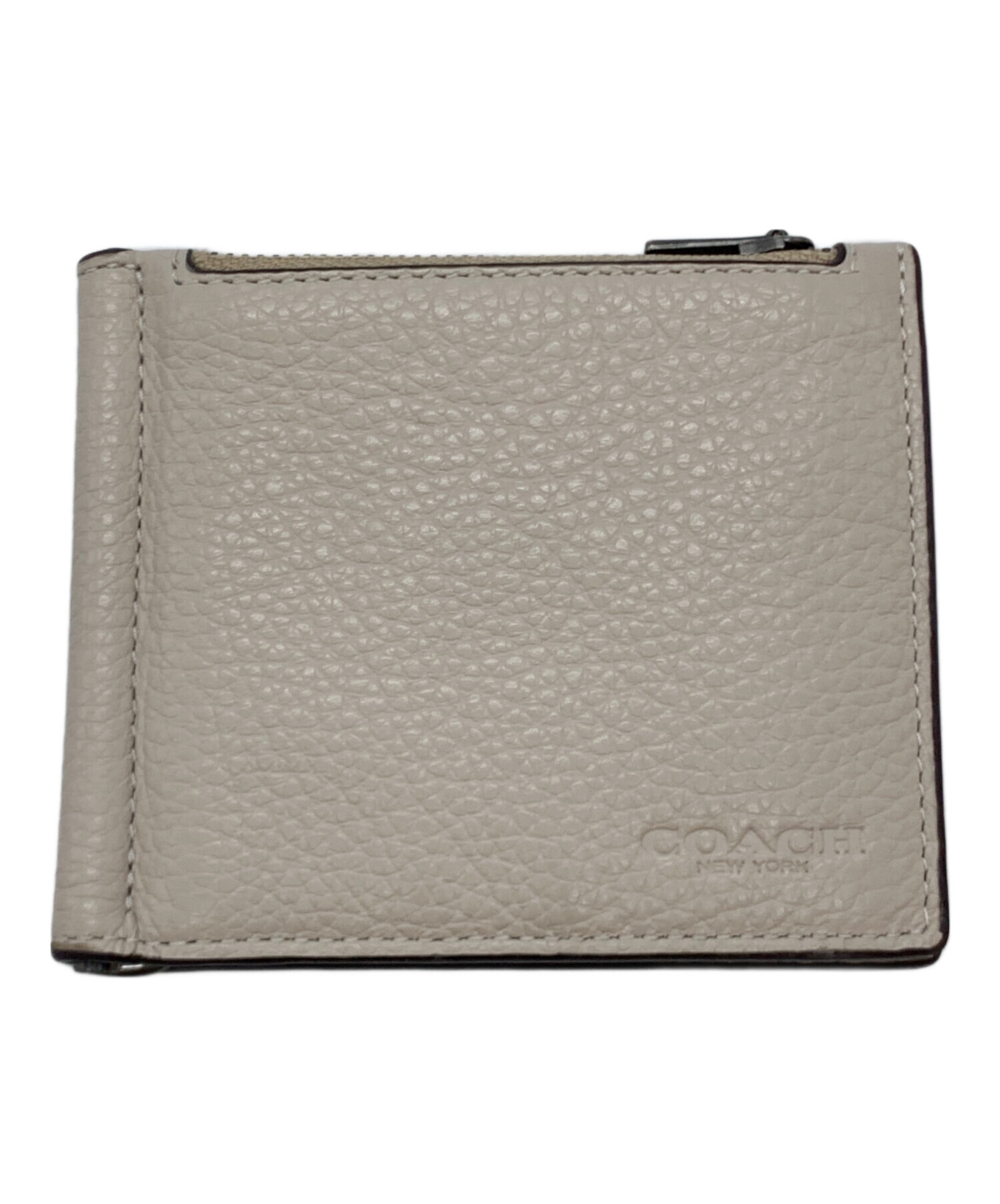 中古・古着通販】COACH (コーチ) マネークリップ ベージュ｜ブランド