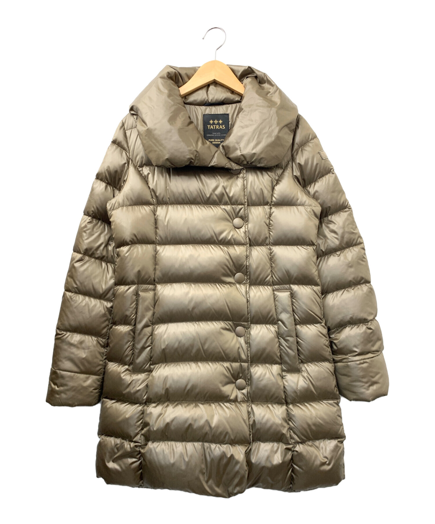 中古・古着通販】TATRAS (タトラス) ダウンコート ブラウン サイズ:2