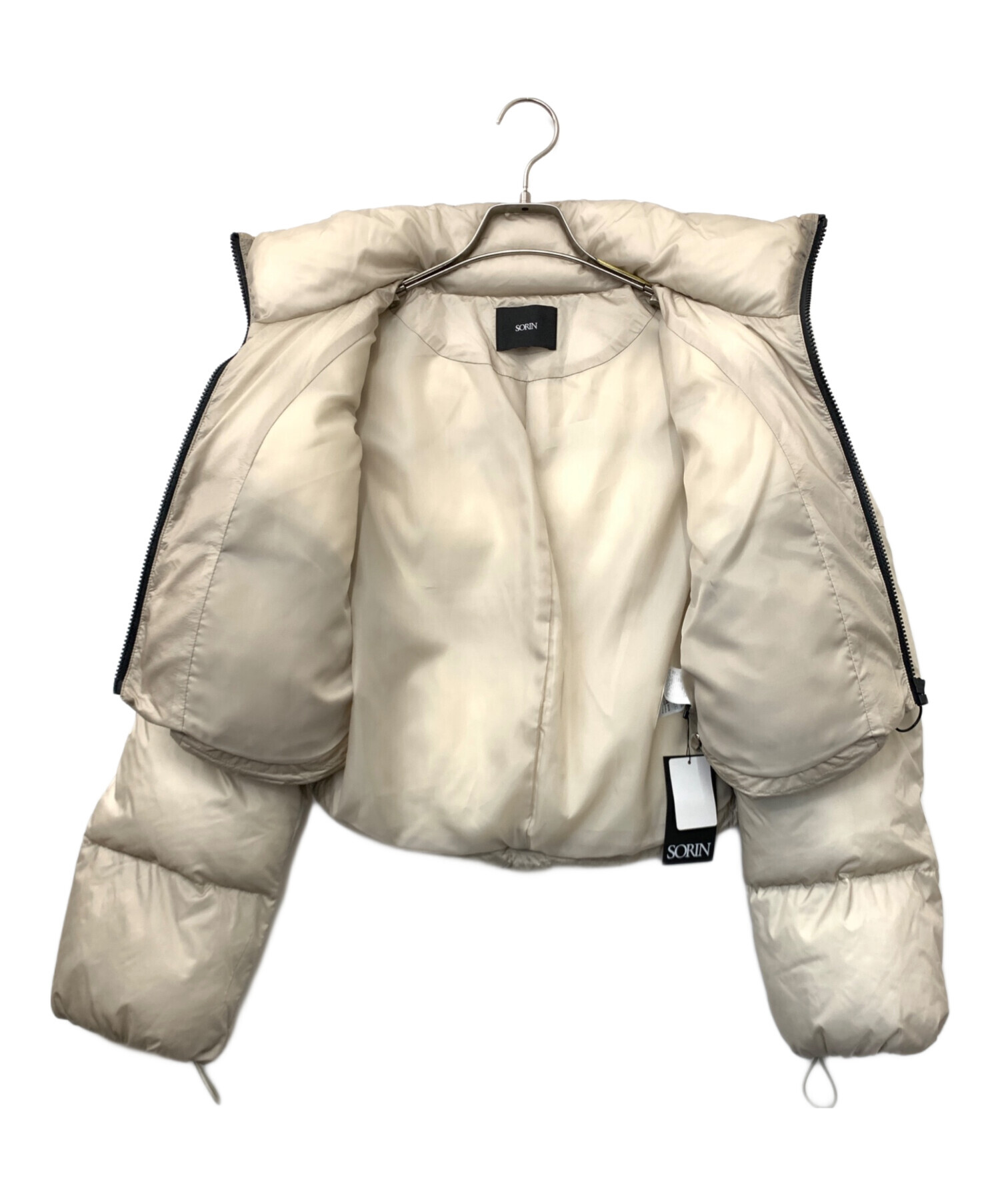 中古・古着通販】SORIN (ソリン) Short Puffer Jacket ベージュ 中古・古着通販】SORIN (ソリン) Short Puffer Jacket ベージュ