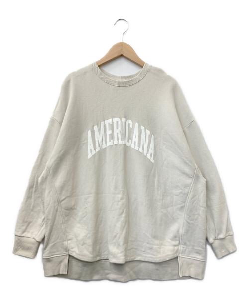 新品 MICANA　マイカーナ　アメリカーナ　限定　BIGシルエットトレーナー 楽天市場】AMERICANA×MMN【別注アイテム】 アメリカーナ ロゴ