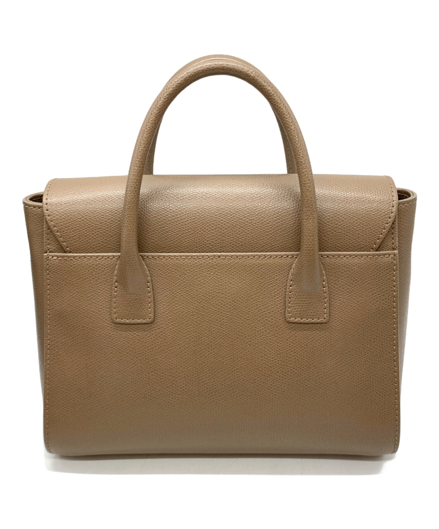 中古・古着通販】FURLA (フルラ) メトロポリス ハンドバッグ ベージュ 