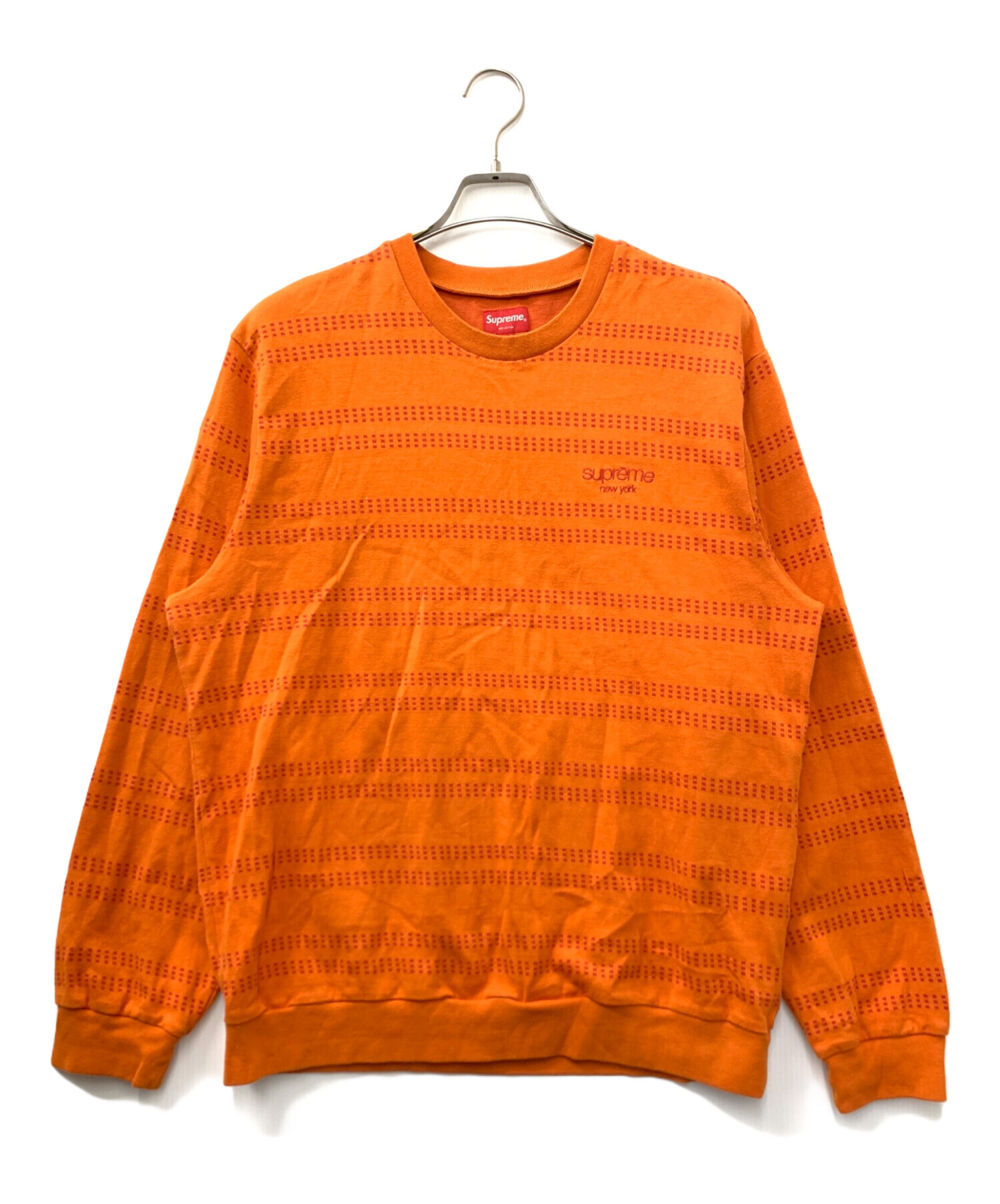 Supreme オレンジ 長袖カットソー XL 中古・古着通販】Supreme (シュプリーム) ロングスリーブTシャツ