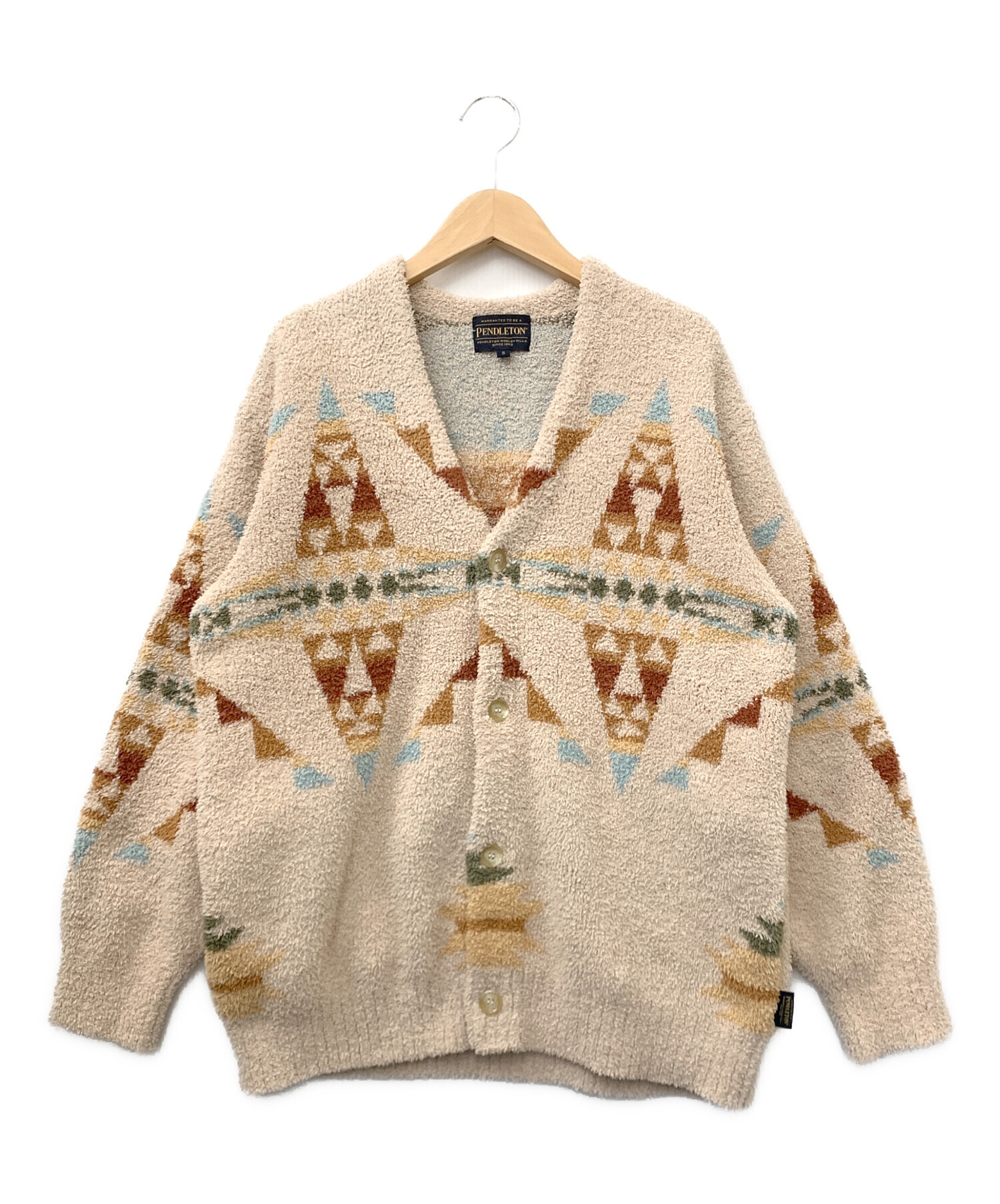 中古・古着通販】PENDLETON (ペンドルトン) カーディガン ベージュ