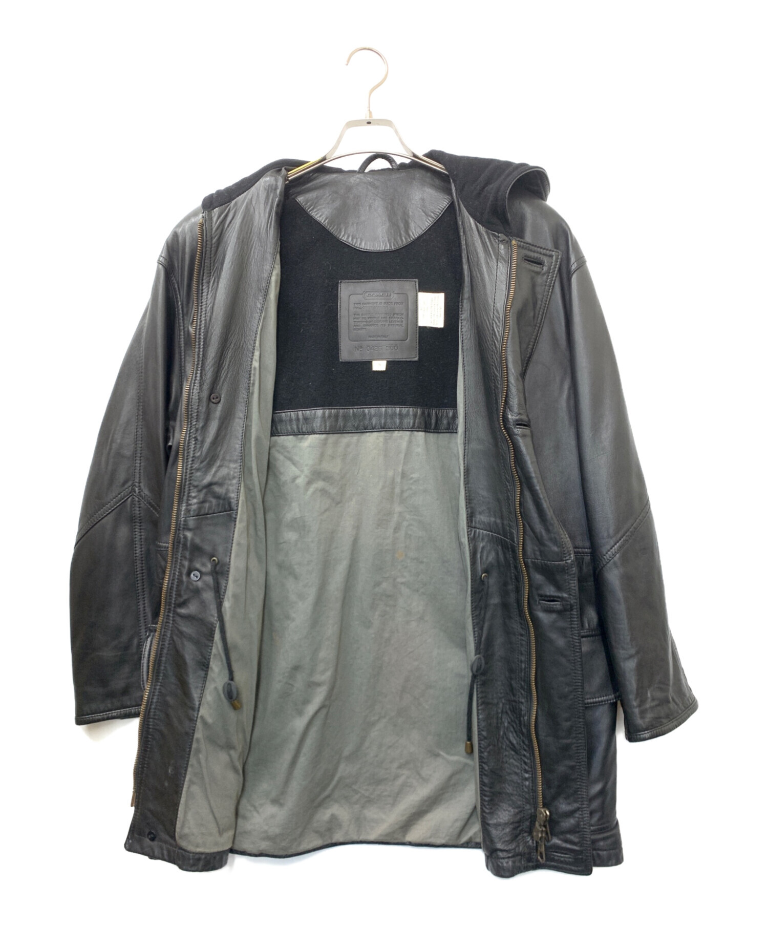 中古・古着通販】OLD COACH (オールドコーチ) フーデットレザー