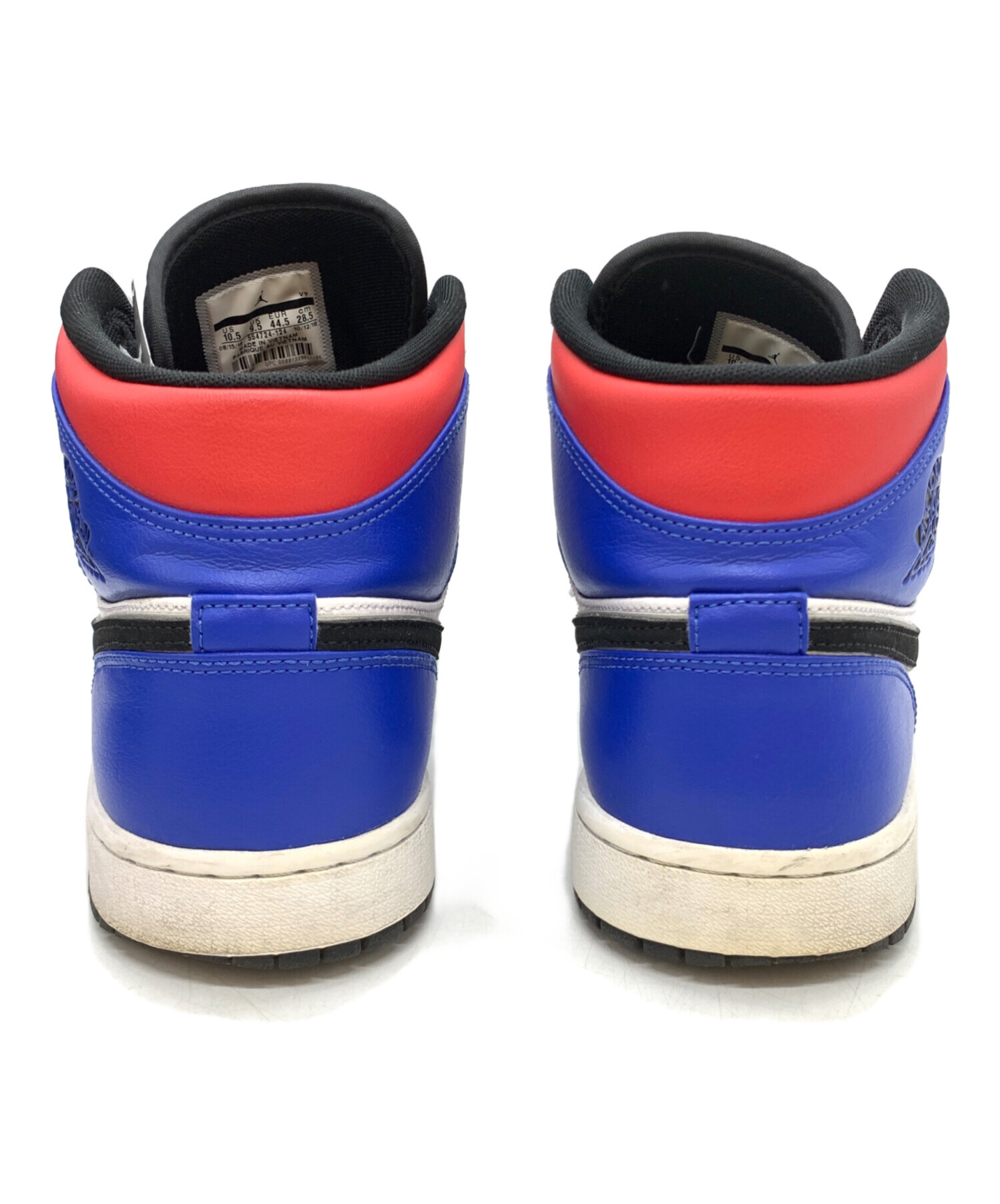中古・古着通販】NIKE (ナイキ) AIR JORDAN 1 MID レッド×ブルー