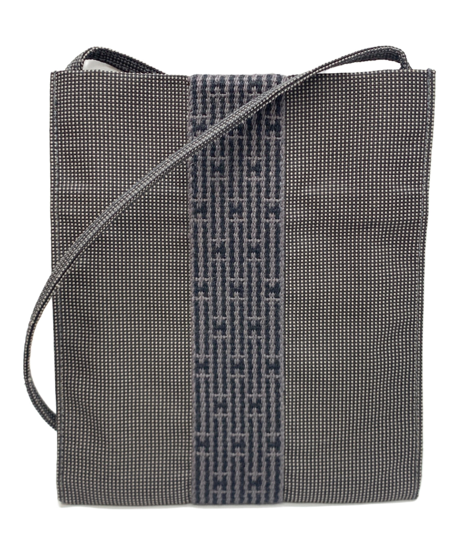 中古・古着通販】HERMES (エルメス) エールライン ポシェット グレー 