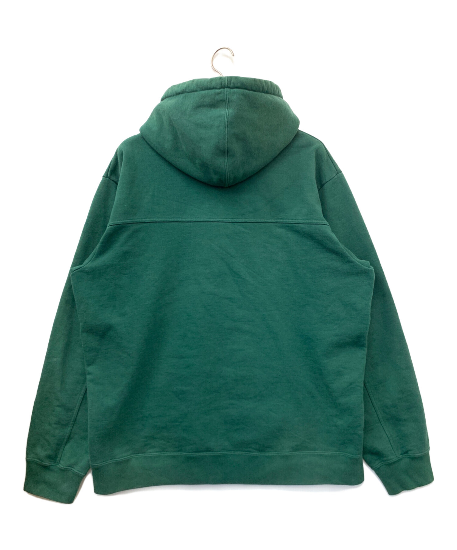 Supreme グリーン パーカー 中古・古着通販】Supreme (シュプリーム) プルオーバーパーカー