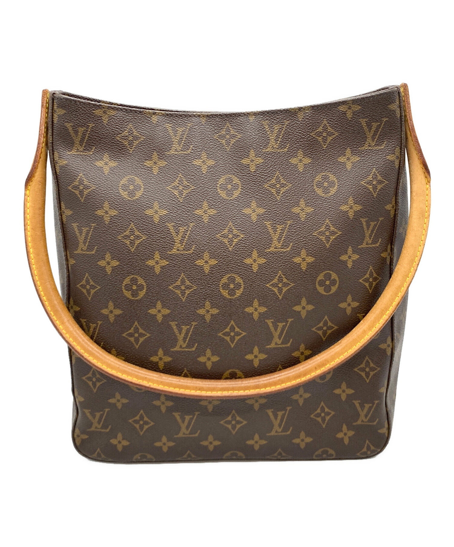 LOUIS VUITTON ハンドバッグ モノグラム ルーピングGM ブラウン 中古・古着通販】LOUIS VUITTON (ルイ ヴィトン) モノグラム