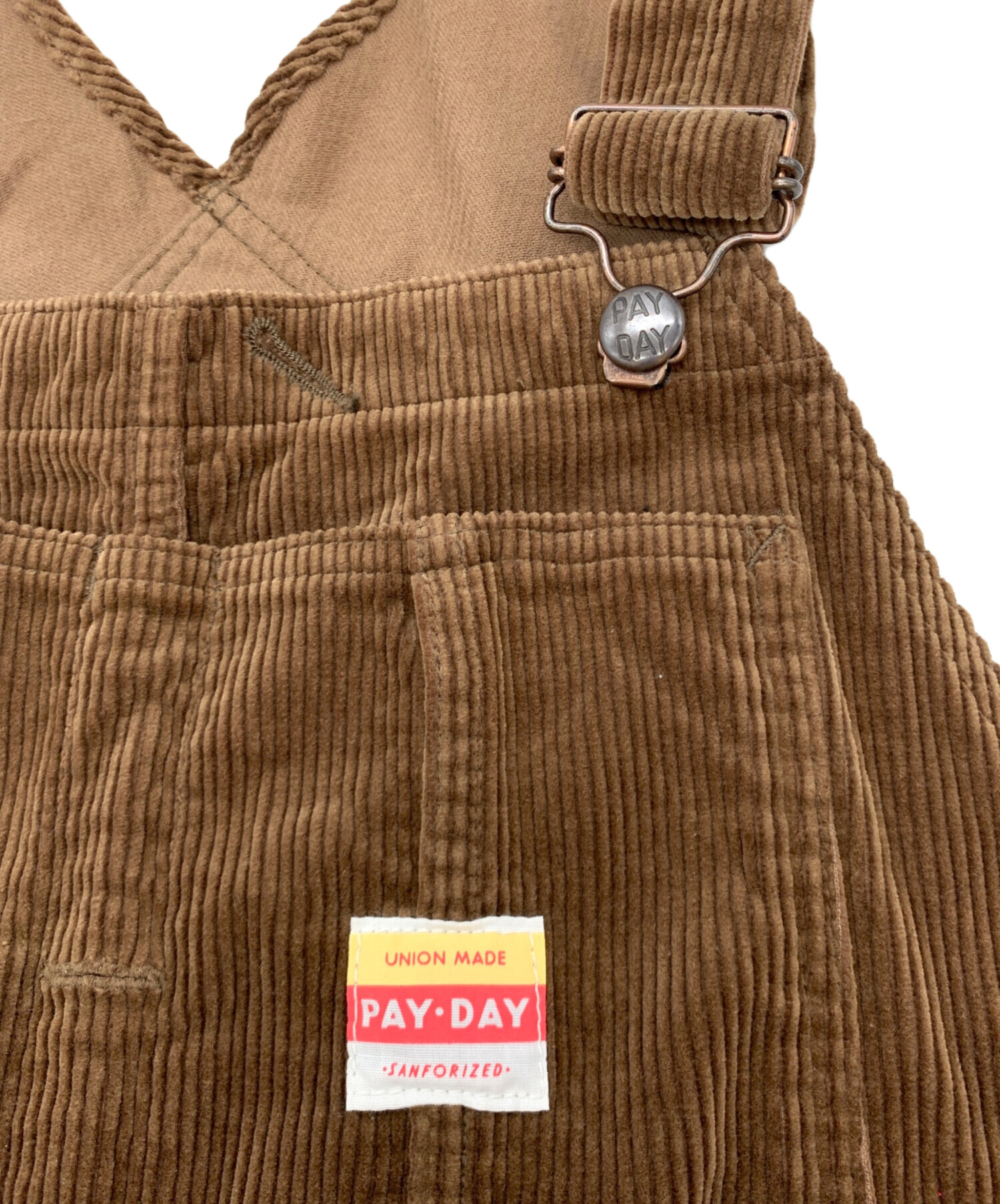 中古・古着通販】PAY DAY (ペイデイ) オーバーオール ブラウン サイズ
