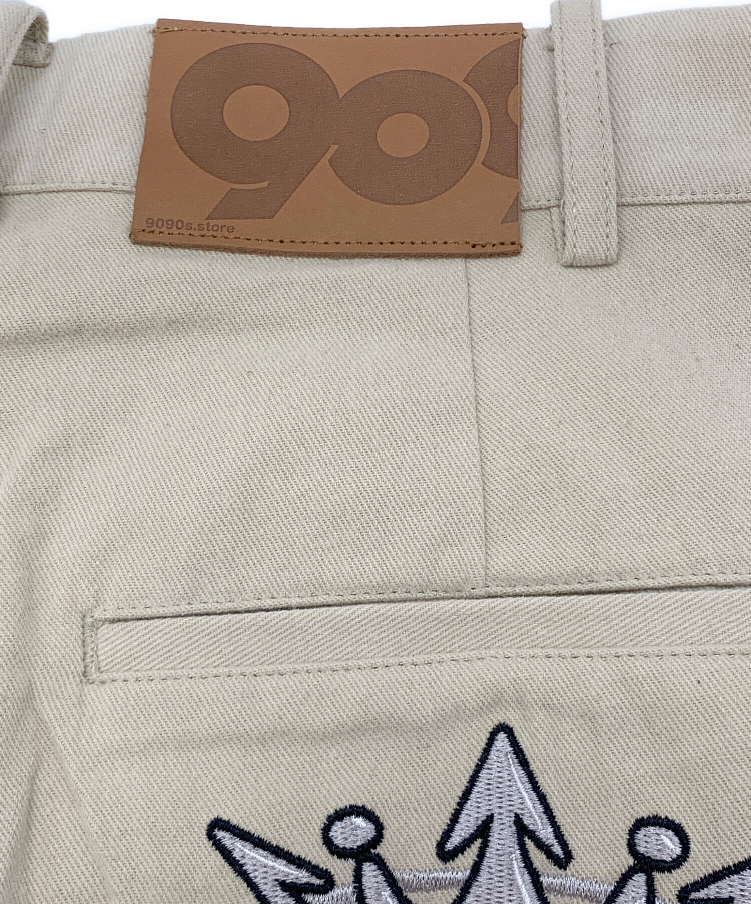 中古・古着通販】9090 (9090) バギーチノパン ベージュ サイズ:M