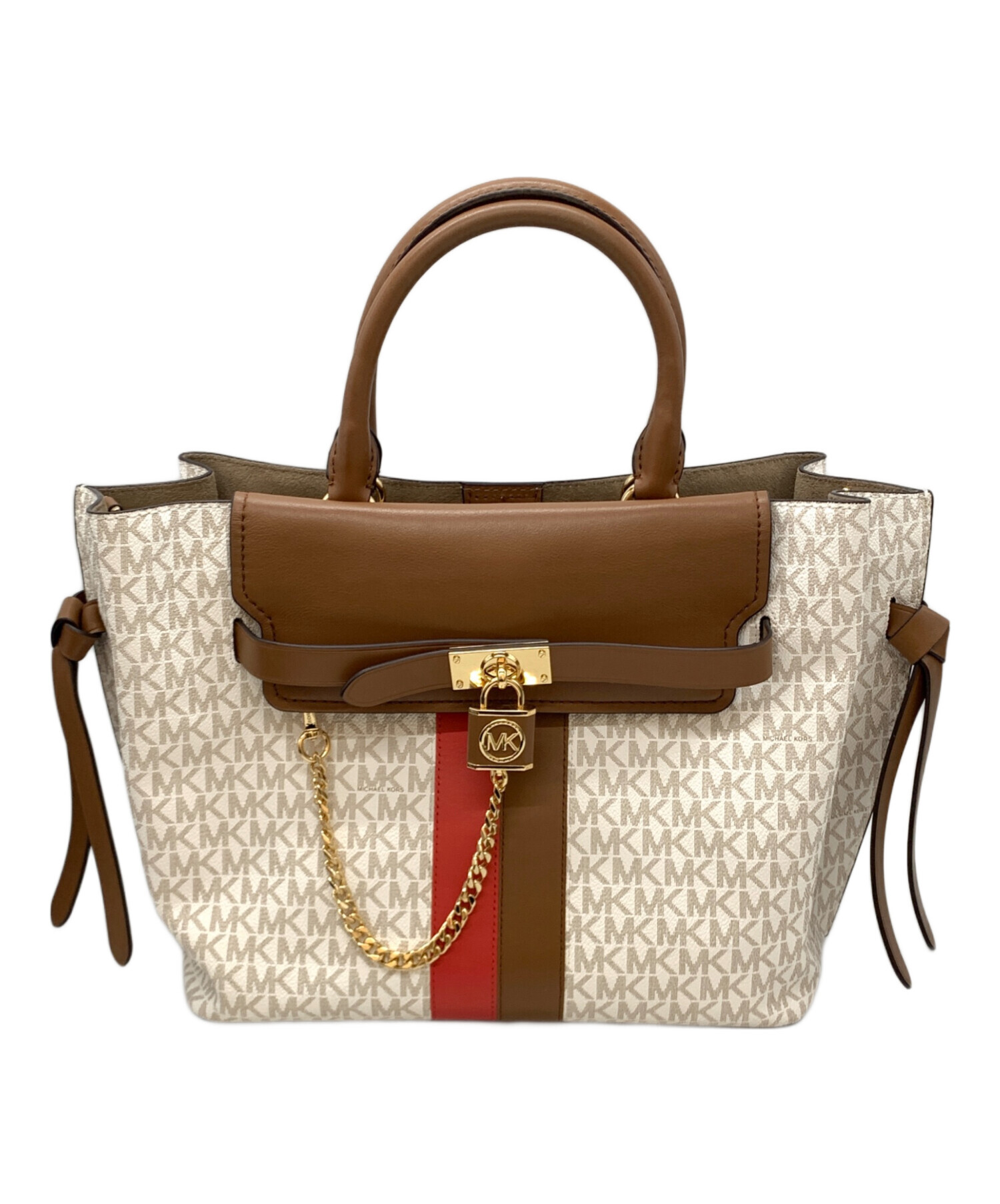 中古・古着通販】MICHAEL KORS (マイケルコース) サッチェル ラージ 