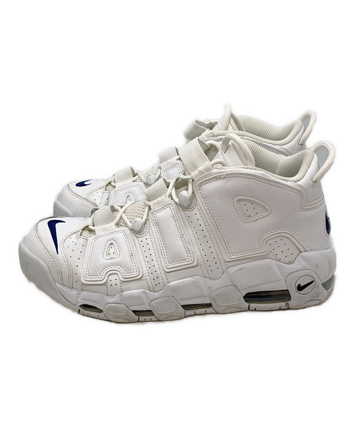 中古・古着通販】NIKE (ナイキ) AIR MORE UPTEMPO 96 ホワイト サイズ 