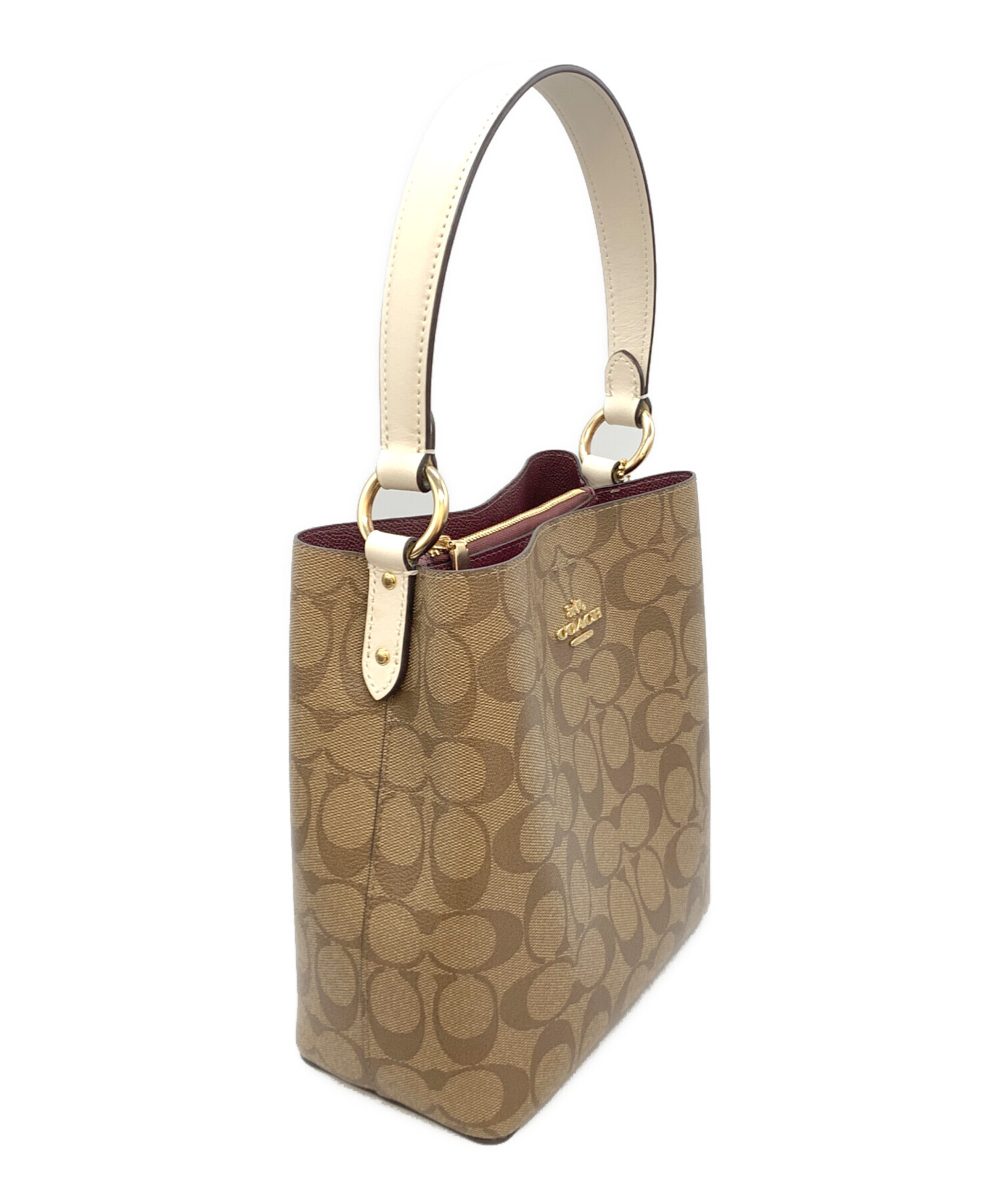 中古・古着通販】COACH (コーチ) シグネチャー 2WAYショルダーバッグ 