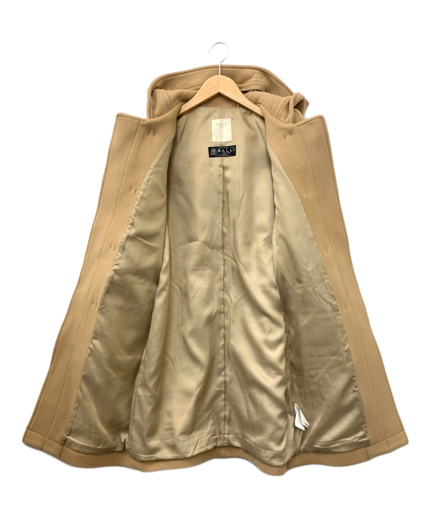 B:MING by BEAMS BALLI ウール ロングコート S ベージュ B:MING by 