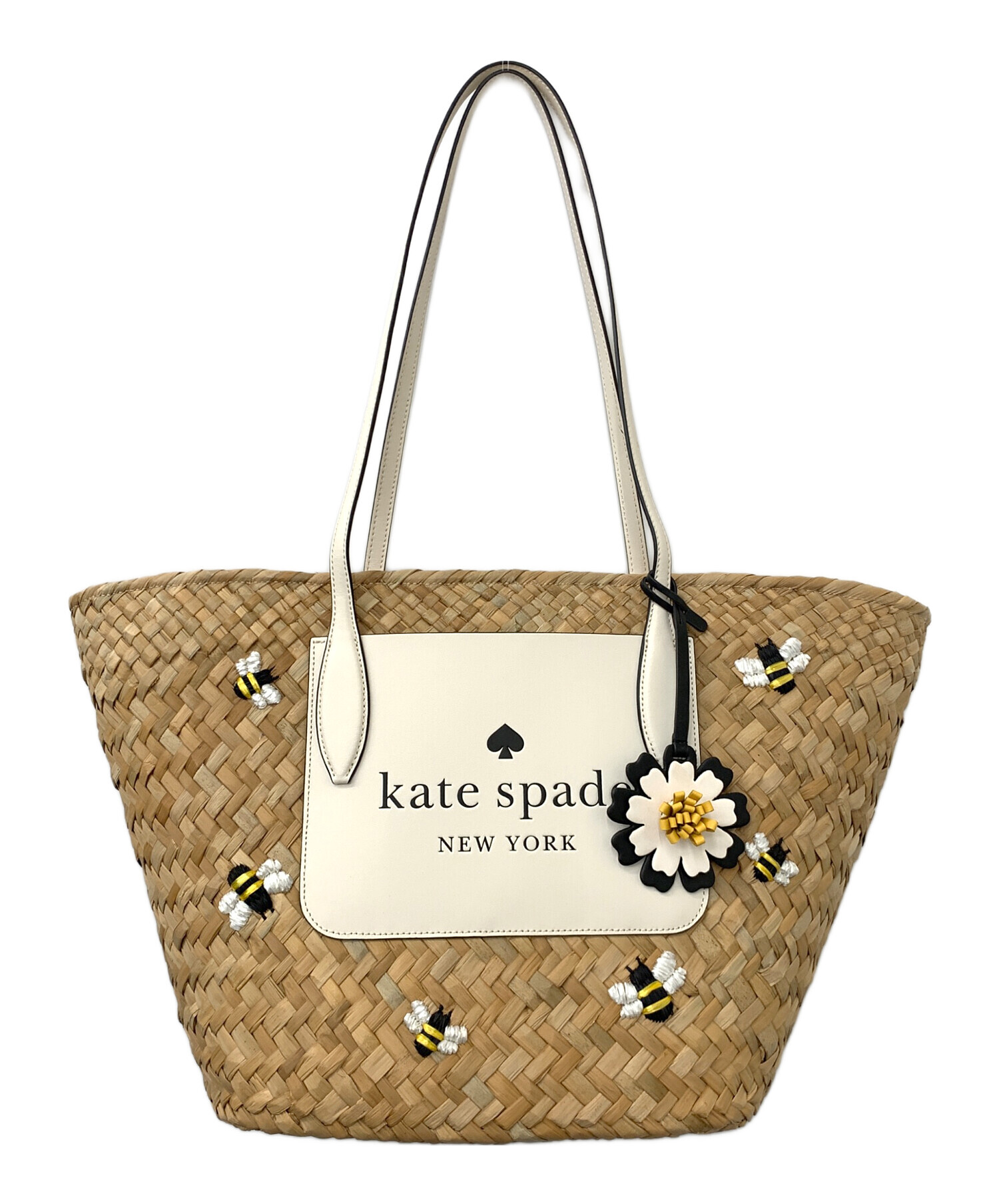 中古・古着通販】Kate Spade (ケイトスペード) ストロートートバッグ 