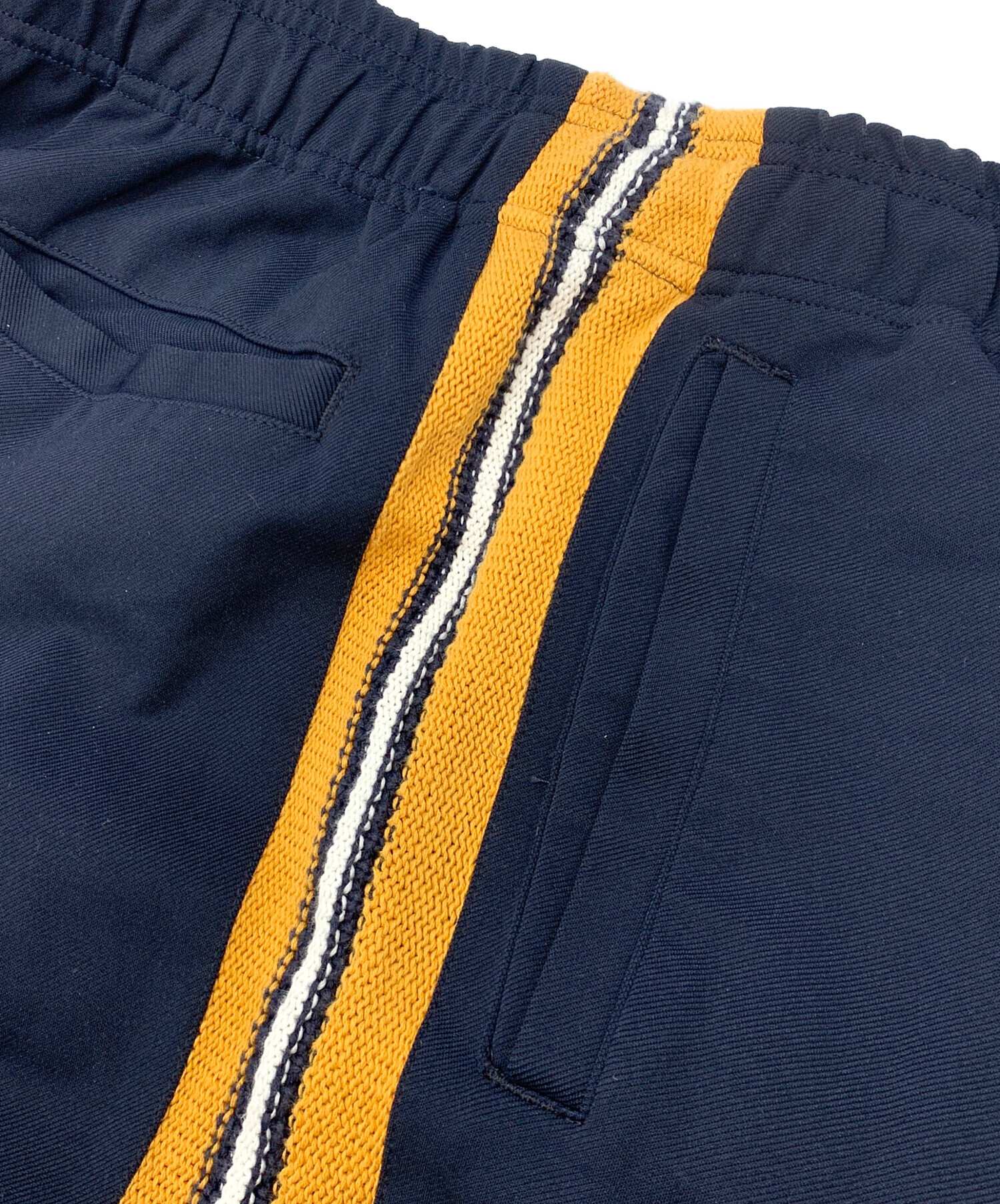 yoke トラックパンツ 中古・古着通販】YOKE (ヨーク) トラックパンツ ネイビー サイズ:M