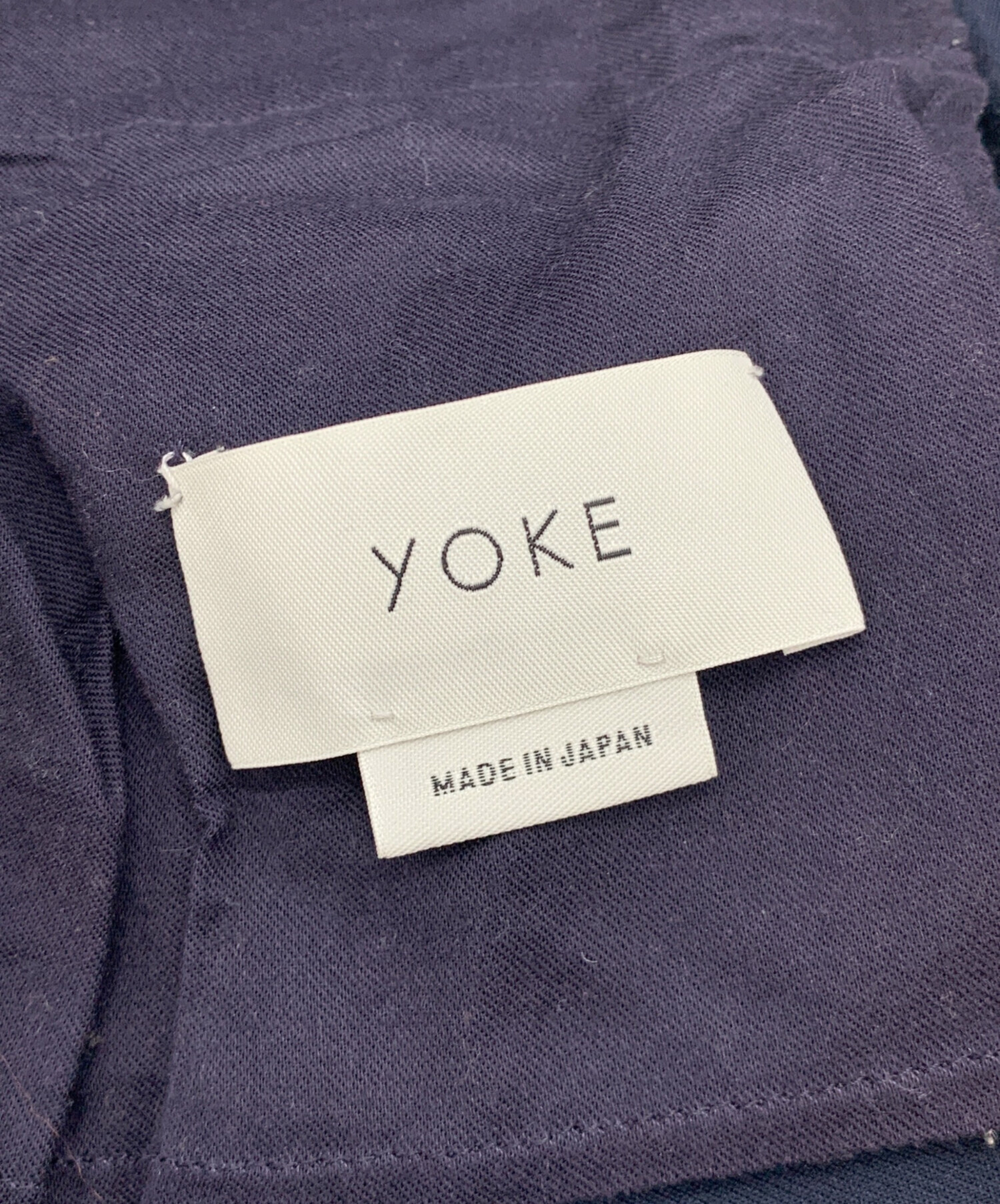 中古・古着通販】YOKE (ヨーク) トラックパンツ ネイビー サイズ:M
