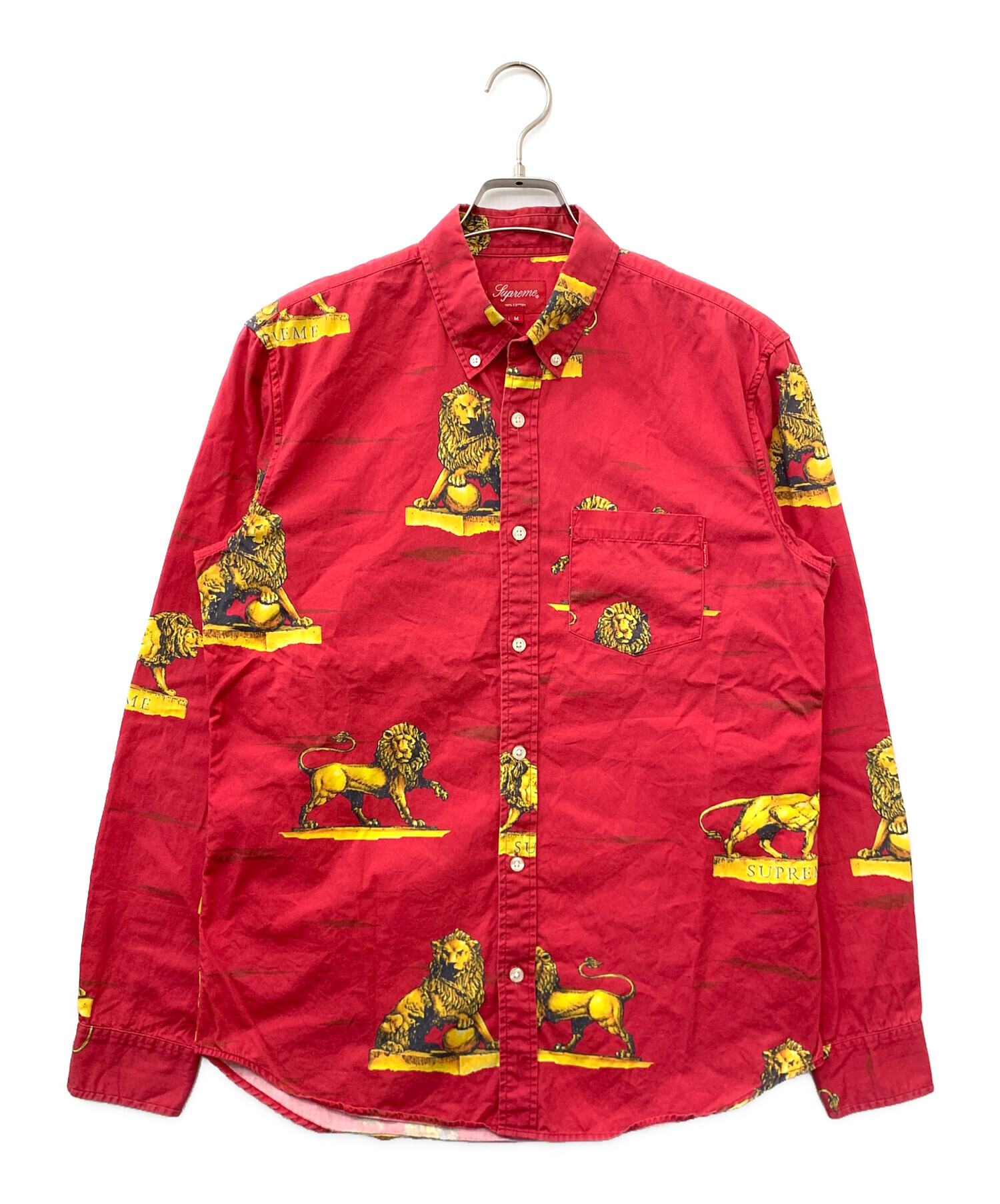 中古・古着通販】Supreme (シュプリーム) シャツ レッド サイズ:M 