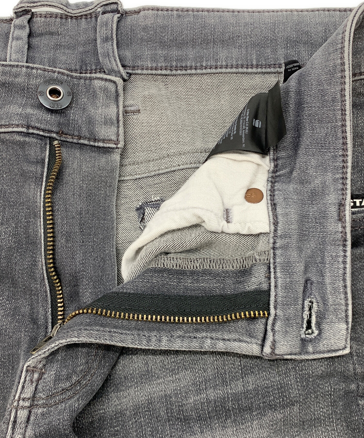 中古・古着通販】G-STAR RAW (ジースターロゥ) デニムパンツ グレー