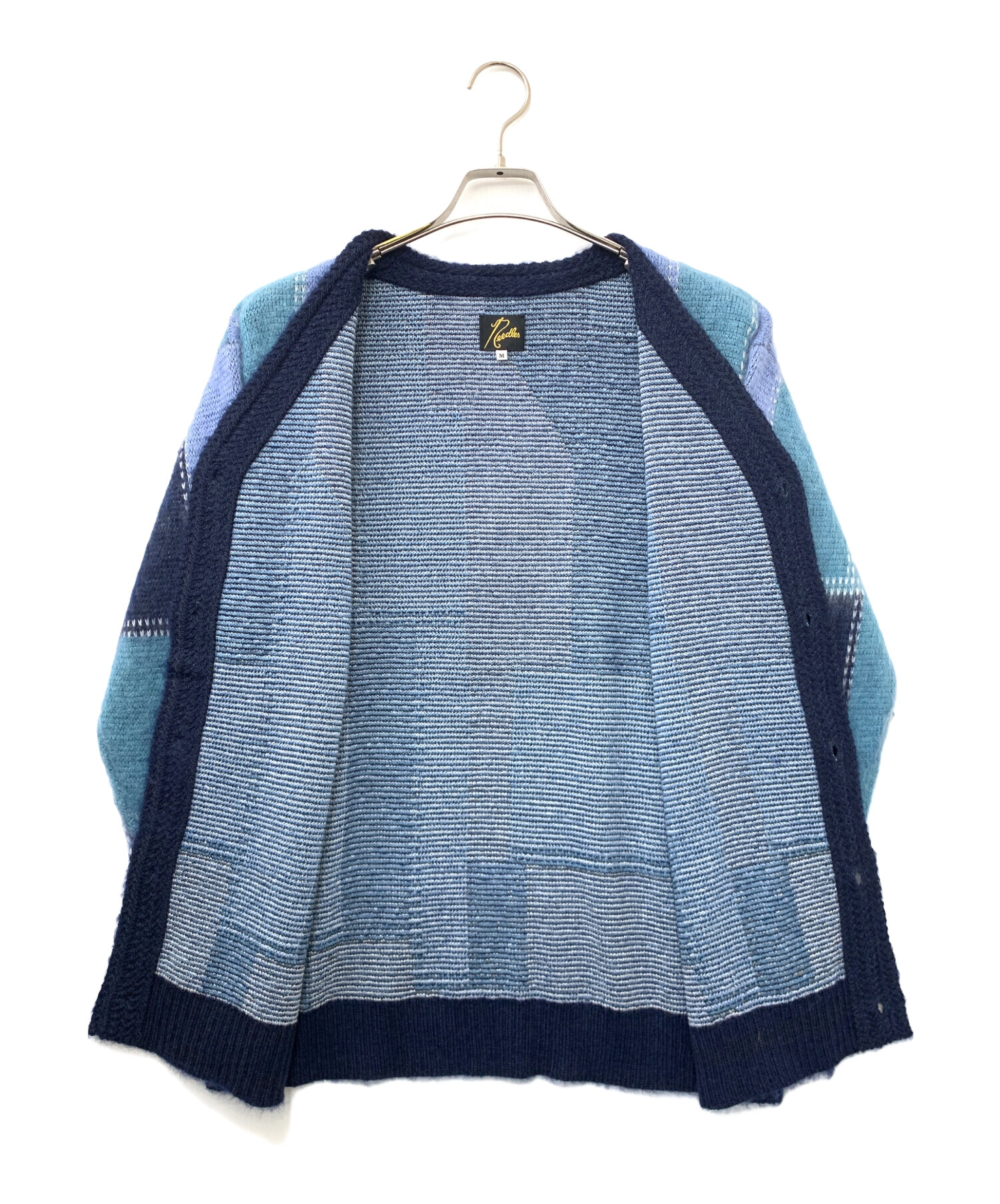 中古・古着通販】Needles (ニードルズ) モヘアカーディガン/パッチ