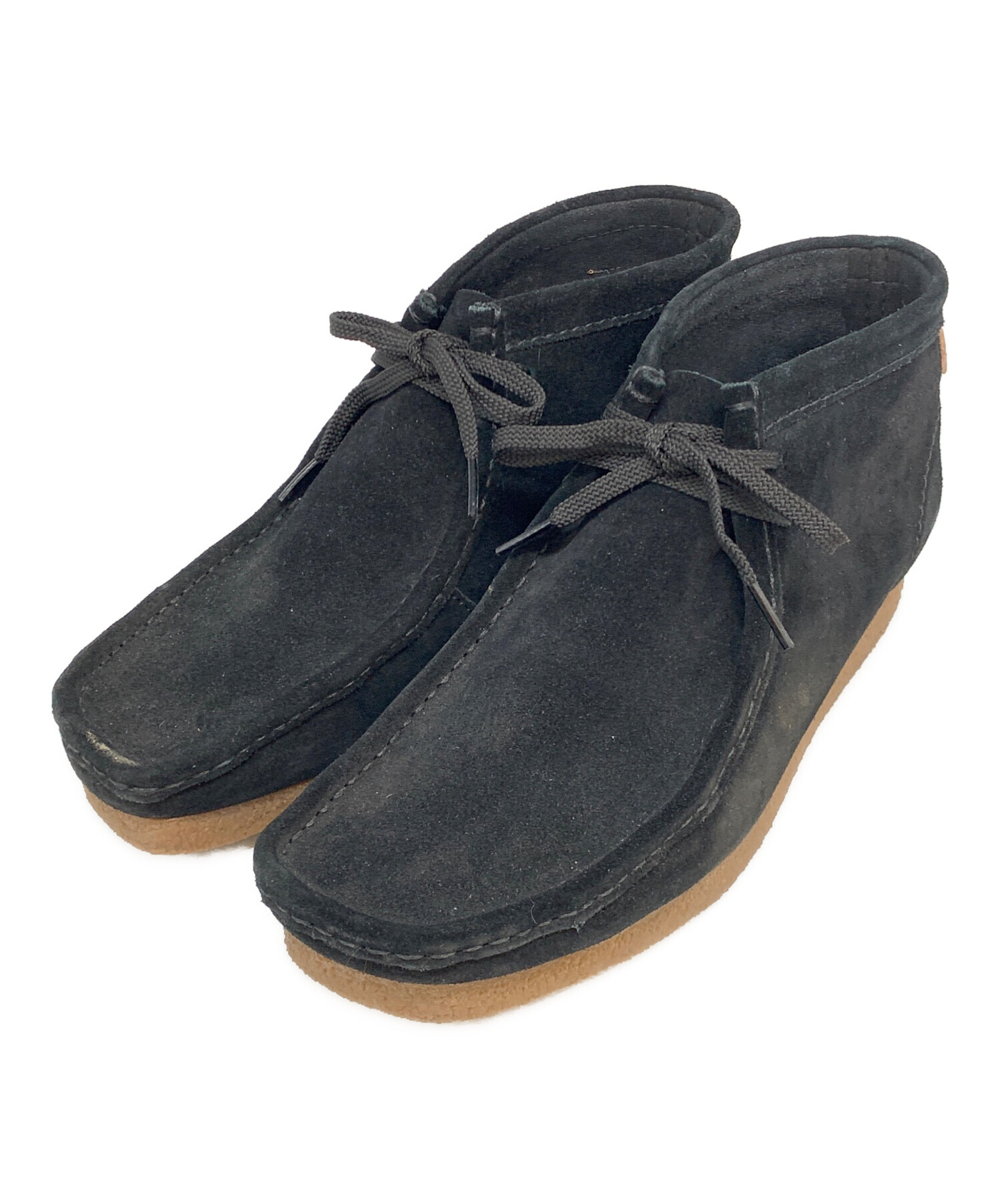 中古・古着通販】CLARKS (クラークス) ワラビーシューズ ブラック