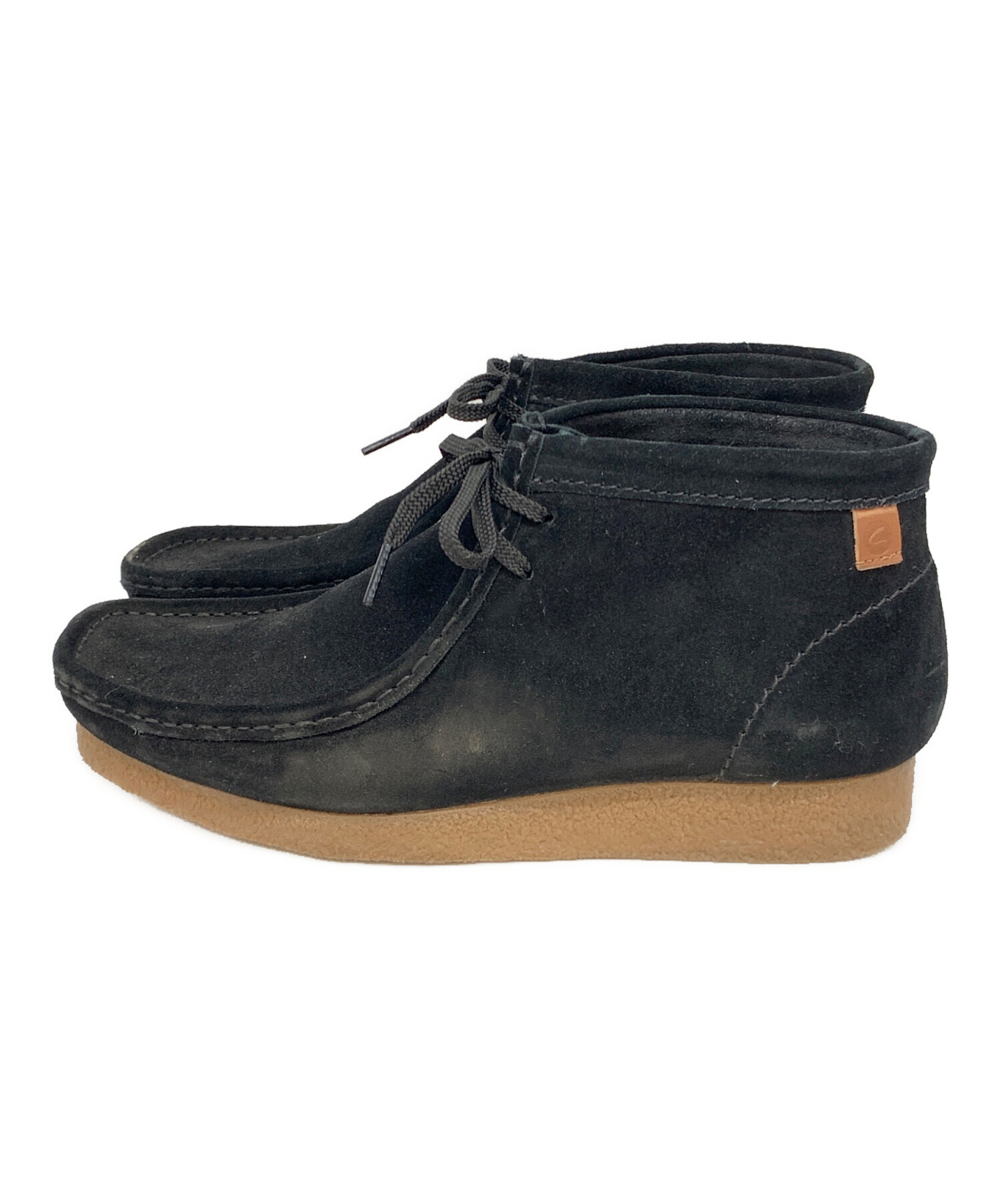 中古・古着通販】CLARKS (クラークス) ワラビーシューズ ブラック