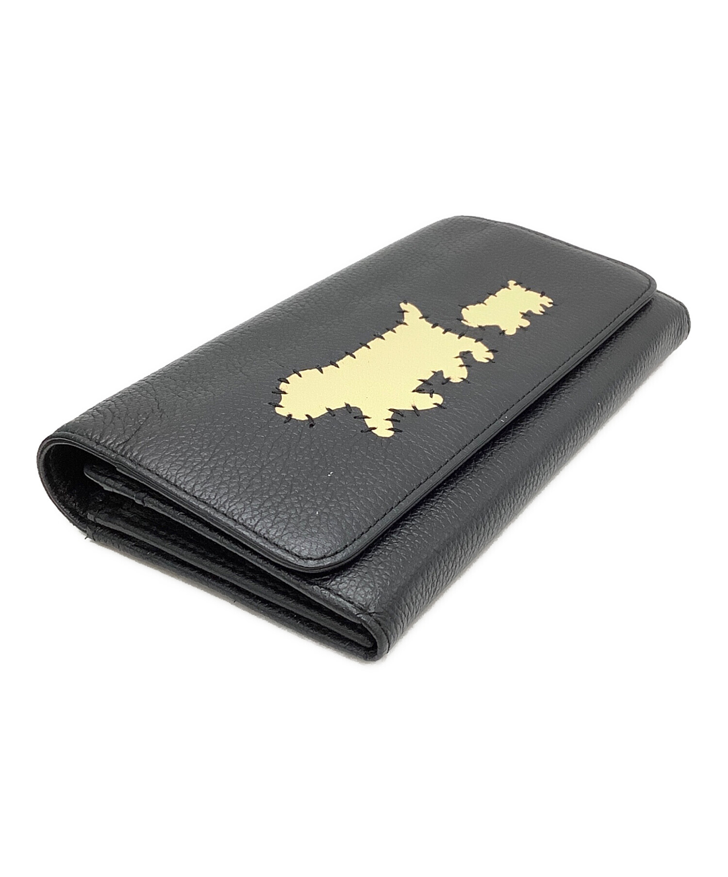 中古・古着通販】KITAMURA (キタムラ) 長財布 ブラック｜ブランド 