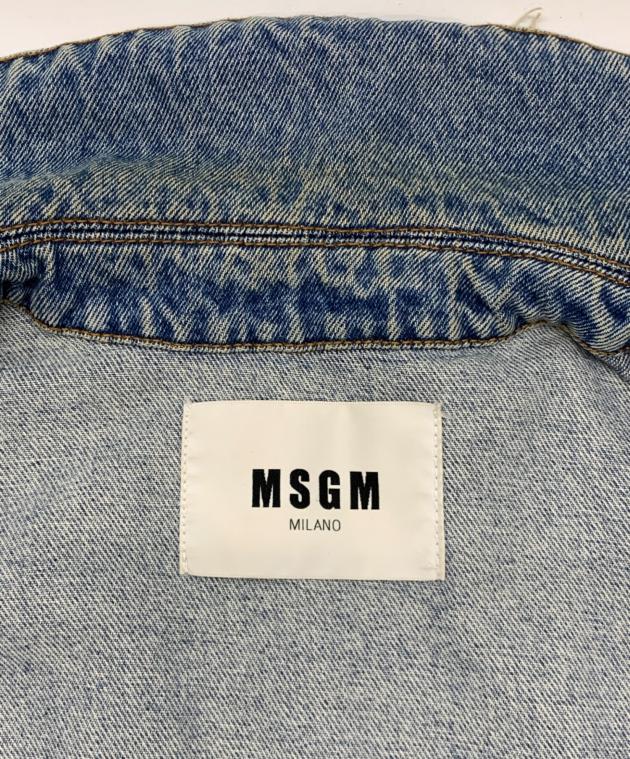 中古・古着通販】MSGM (エムエスジーエム) ダメージスリーブデニム