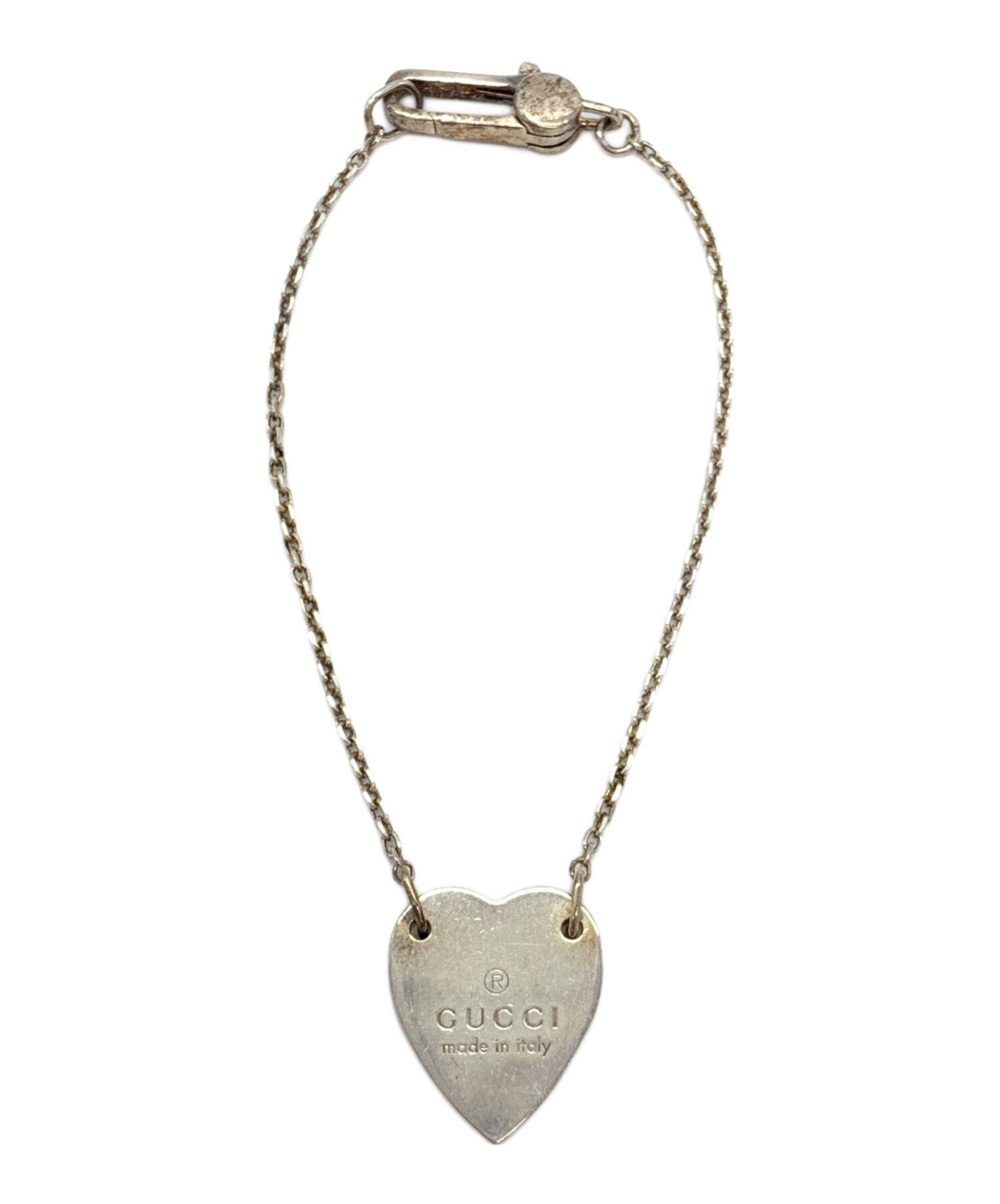 中古・古着通販】GUCCI (グッチ) ハートモチーフ ブレスレット 