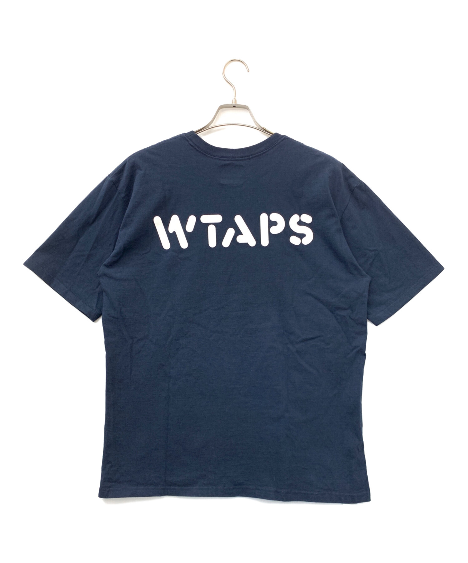 中古・古着通販】WTAPS (ダブルタップス) 半袖カットソー ネイビー