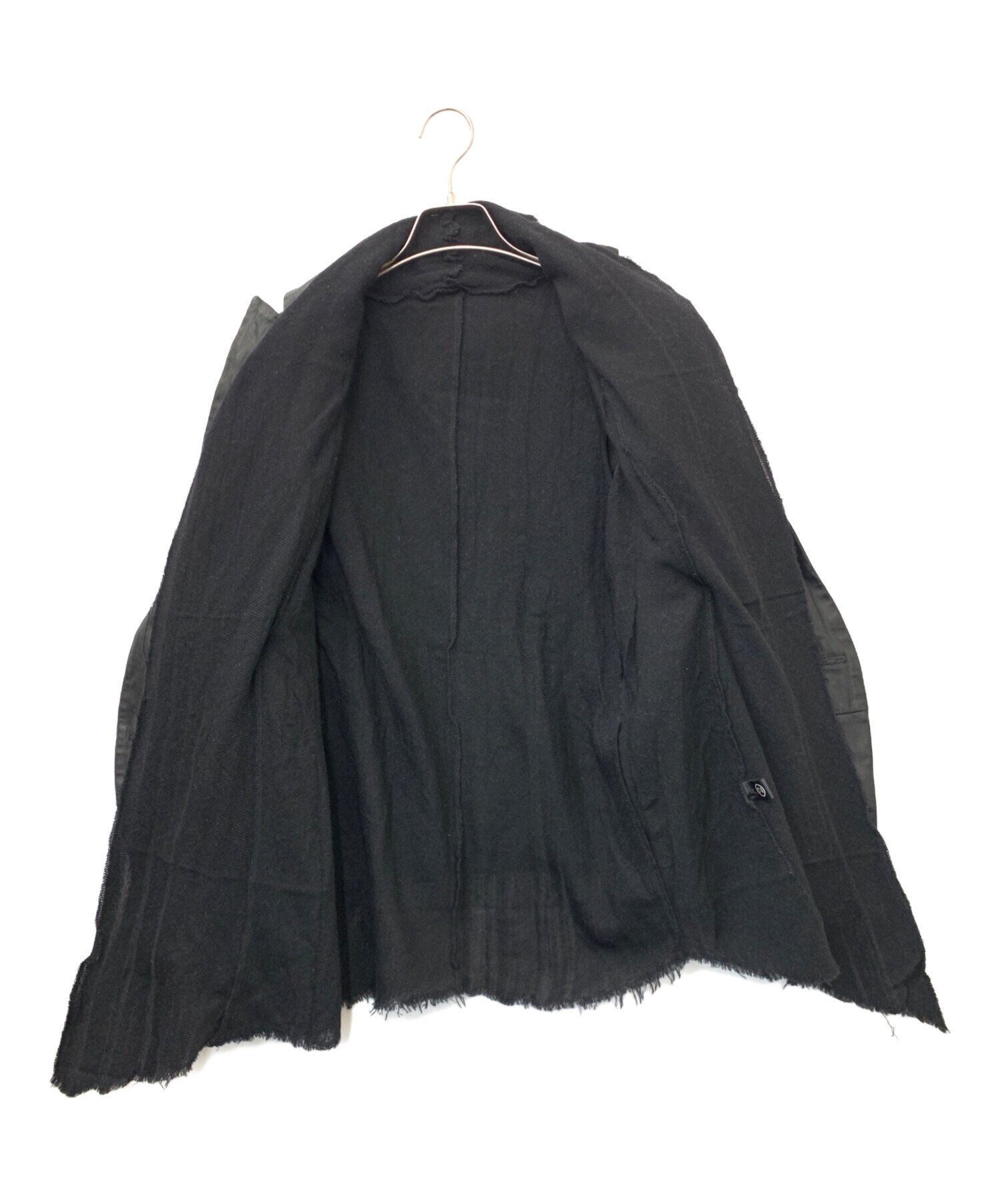 中古・古着通販】Bajra (バジュラ) ラムレザージャケット ブラック