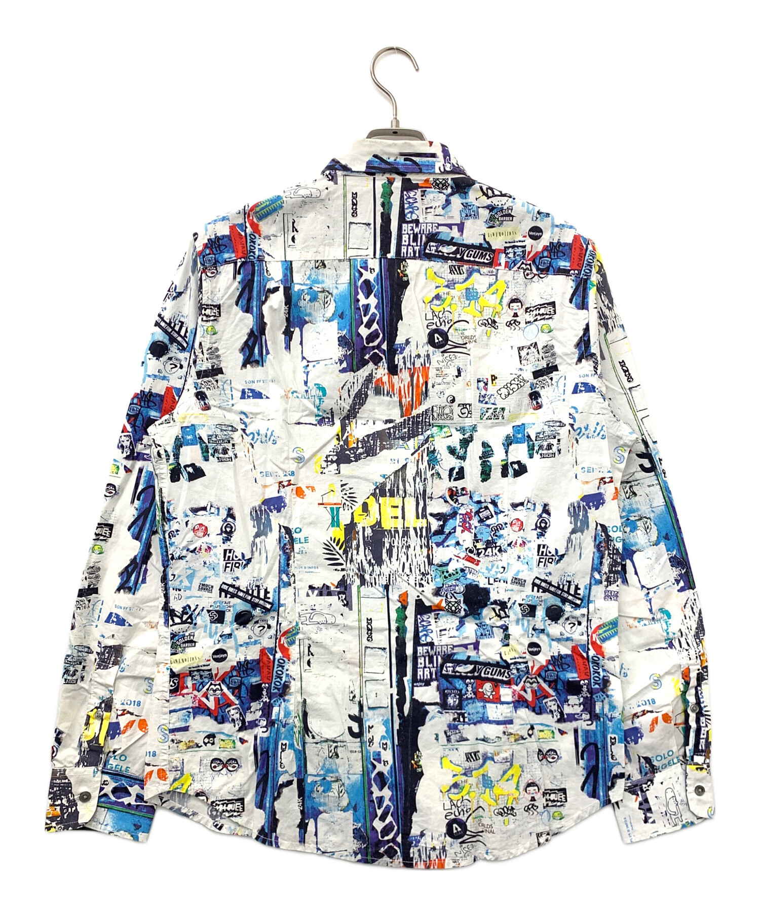 中古・古着通販】Desigual (デシグアル) 柄シャツ CRISPIN ホワイト 