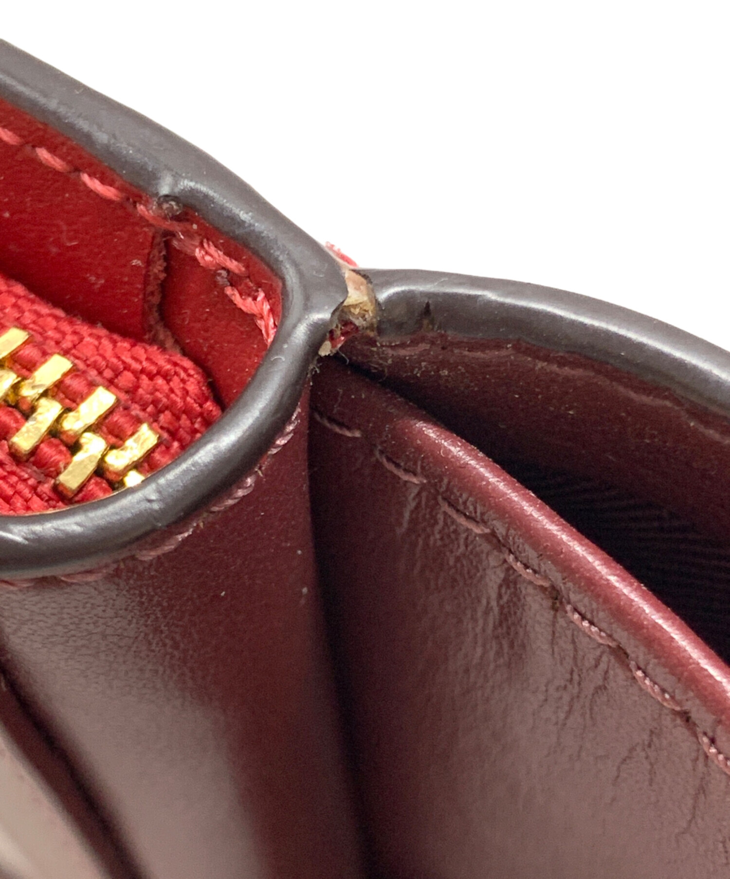 【未使用品】COACH コーチ スモール シグネチャー 二つ折り財布 レッド 中古・古着通販】COACH (コーチ) シグネチャー 2つ折り財布 レッド