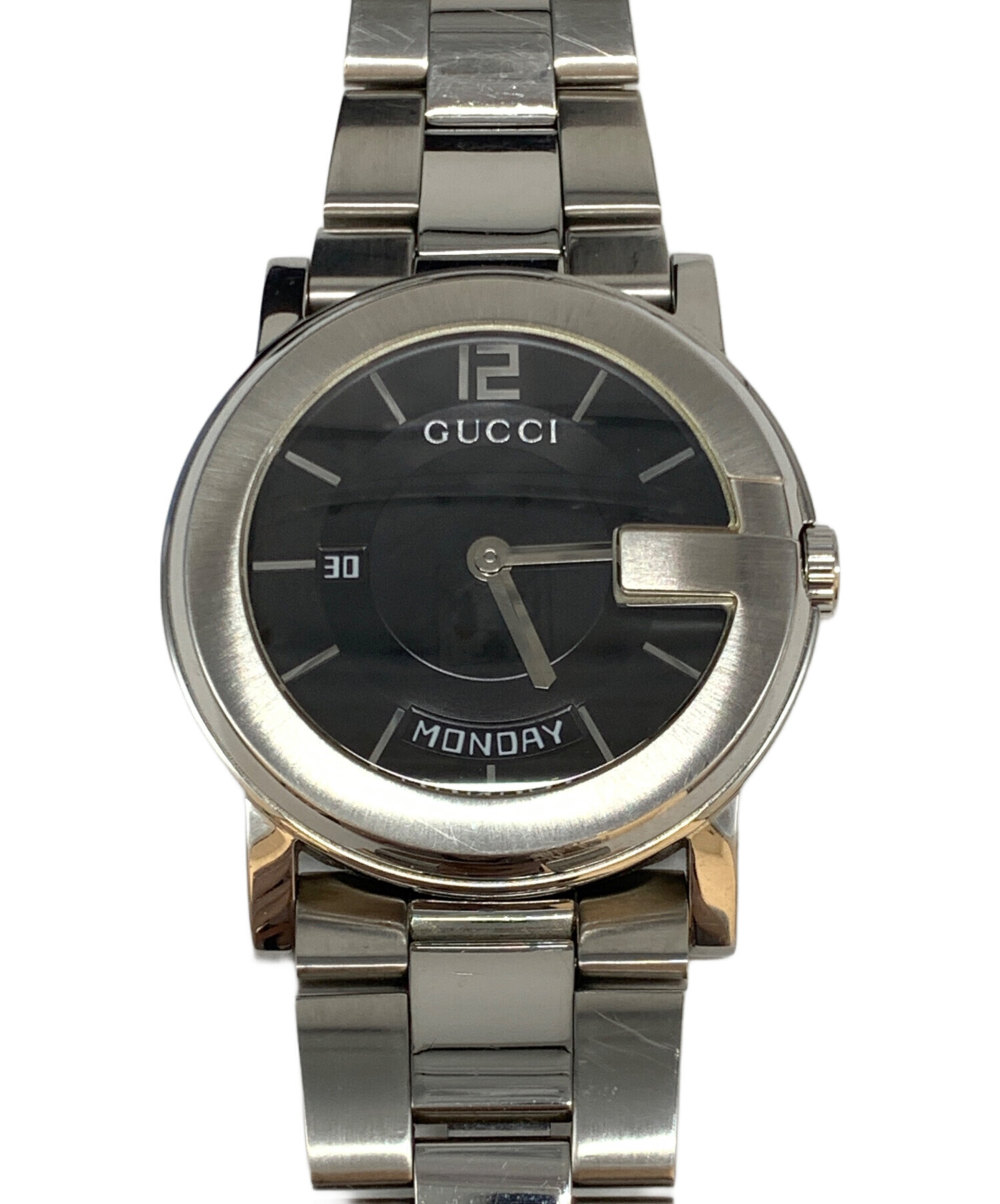 IGUCCI Gクロノ デイデイト クォーツ腕時計 中古・古着通販】GUCCI (グッチ) Gクロノ コレクション デイデイト