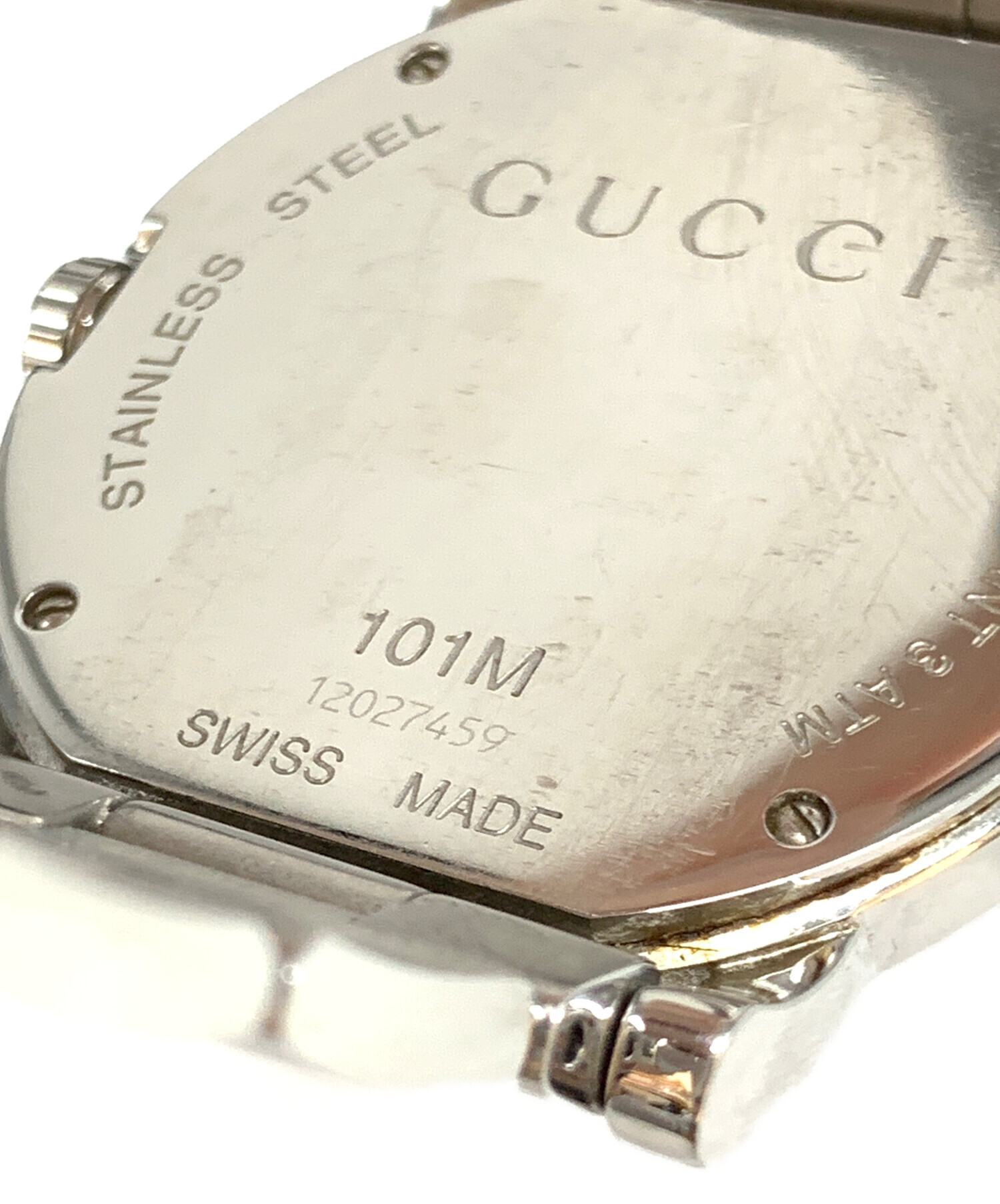 IGUCCI Gクロノ デイデイト クォーツ腕時計 中古・古着通販】GUCCI (グッチ) Gクロノ コレクション デイデイト
