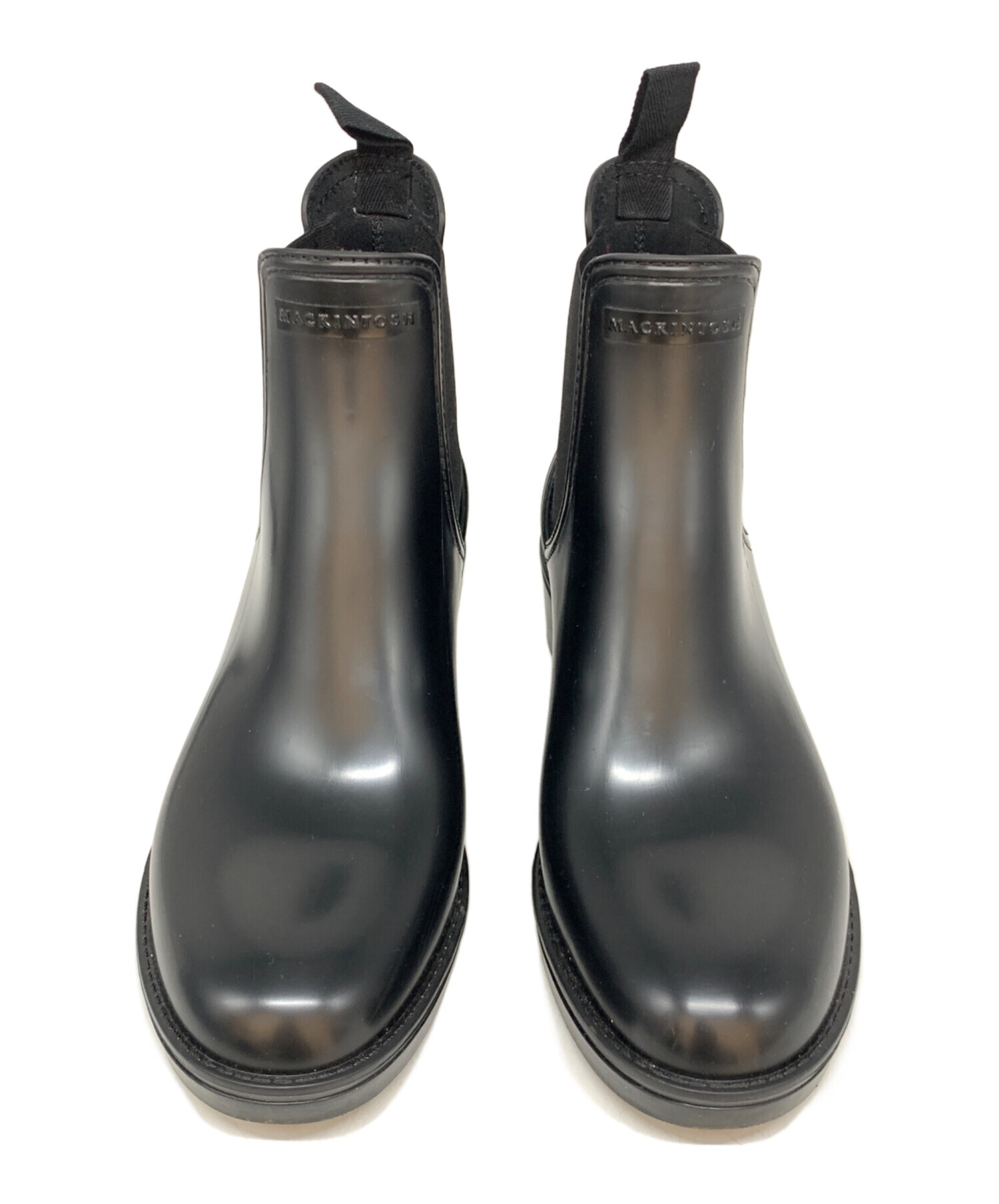MACKINTOSH ブラック レインブーツ　38 中古・古着通販】MACKINTOSH (マッキントッシュ) レインショートブーツ