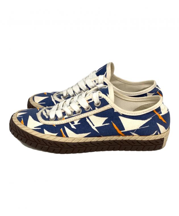 MARNIスニーカー 中古・古着通販】MARNI (マルニ) ヨット柄スニーカー ブルー
