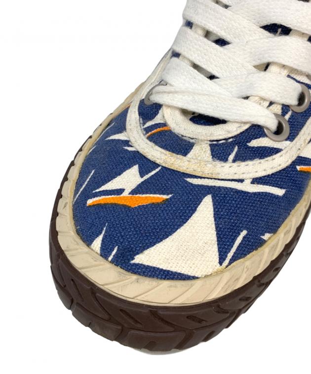 中古・古着通販】MARNI (マルニ) ヨット柄スニーカー ブルー サイズ:36