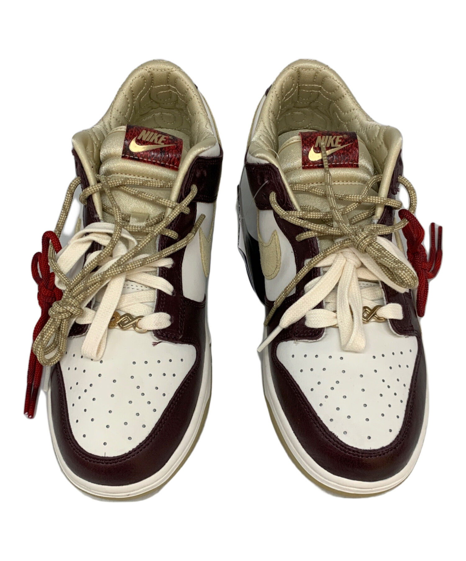 中古・古着通販】NIKE (ナイキ) W DUNK LOW LX SAIL ホワイト×ボルドー 
