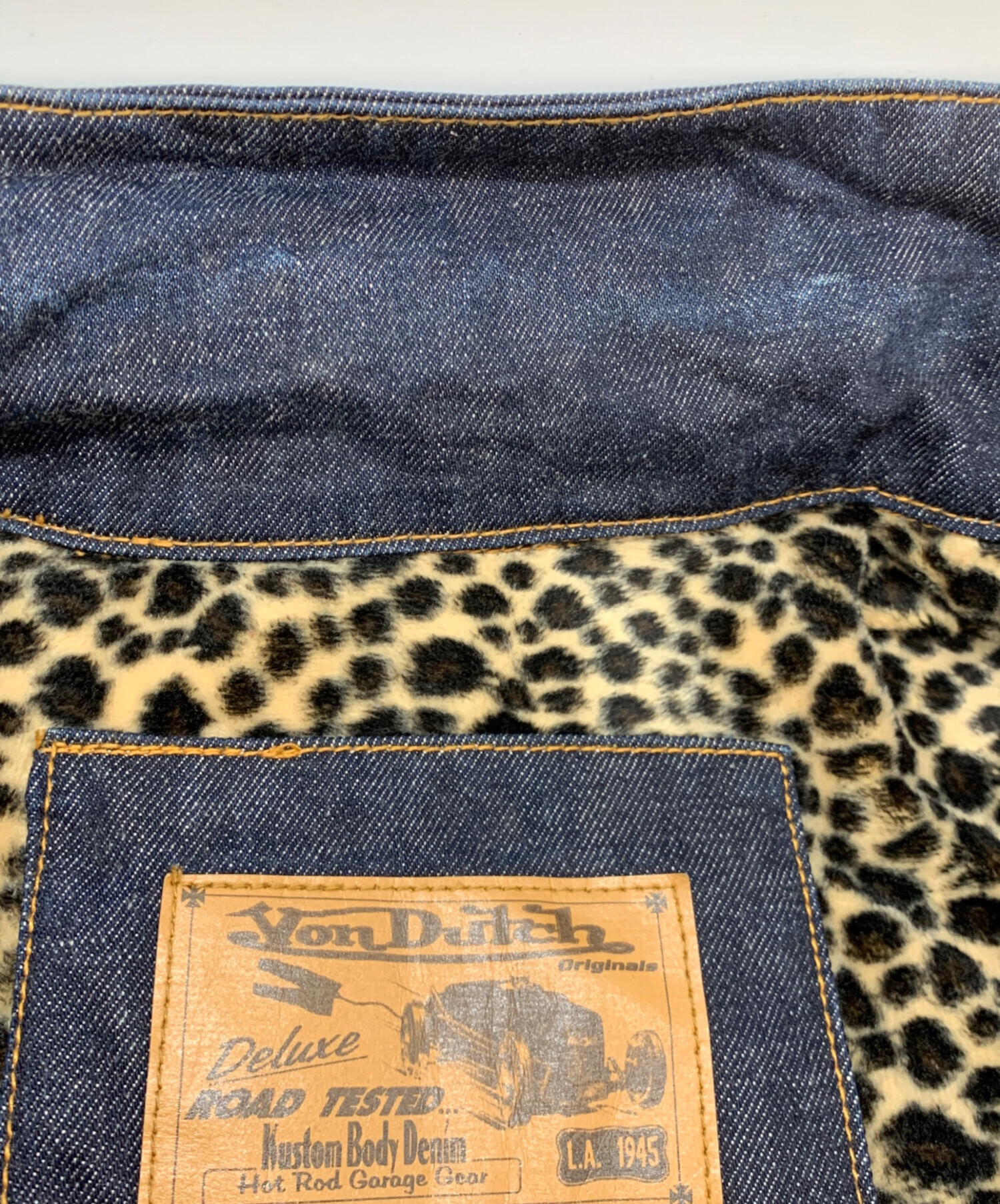 90s USA製　ボンダッチ　デニムファラオジャケット　カーコート　キルティング 中古・古着通販】Von Dutch (ボンダッチ) デニムジャケット インディゴ