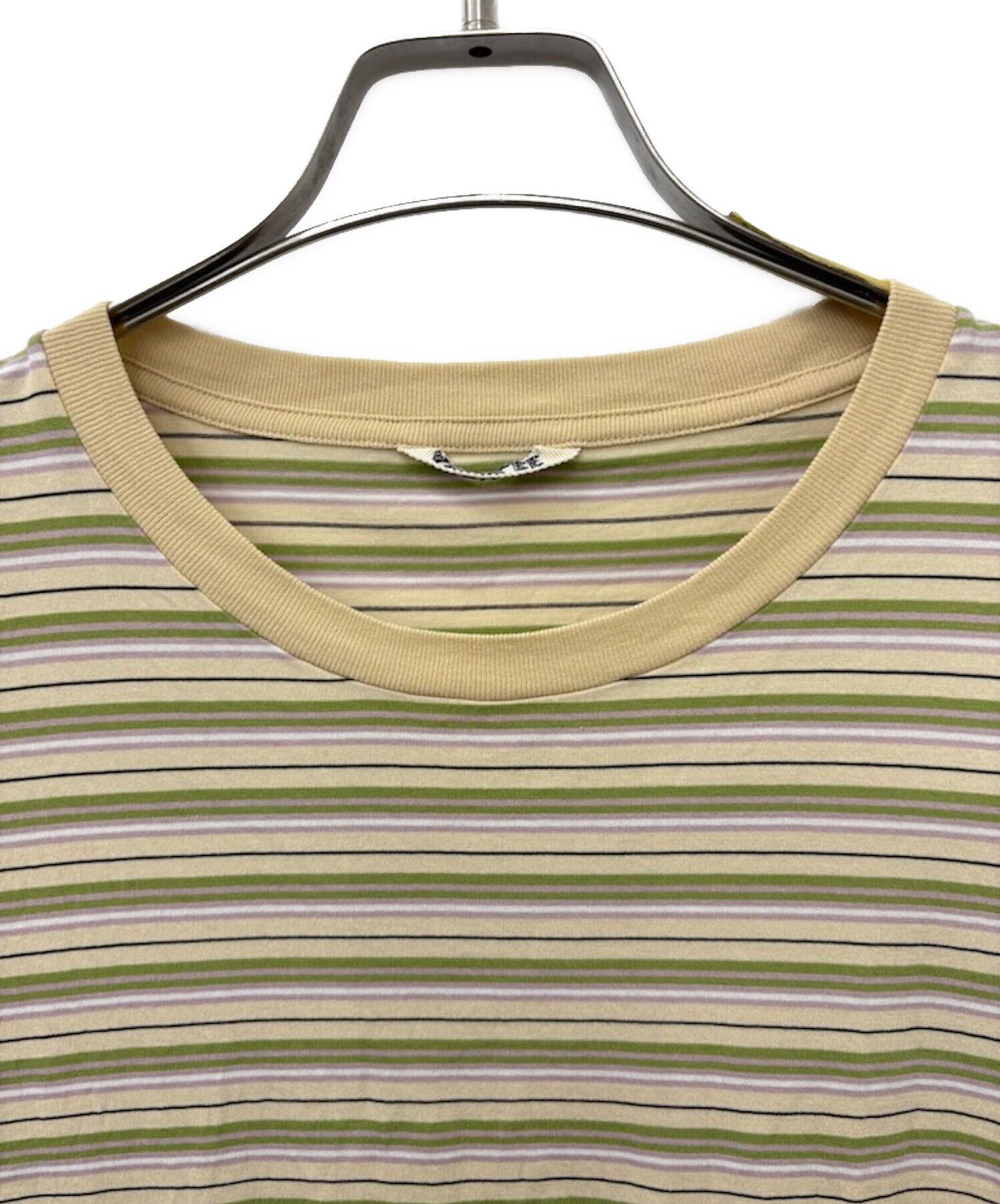 中古・古着通販】AURALEE (オーラリー) HARD TWIST COTTON BORDER TEE